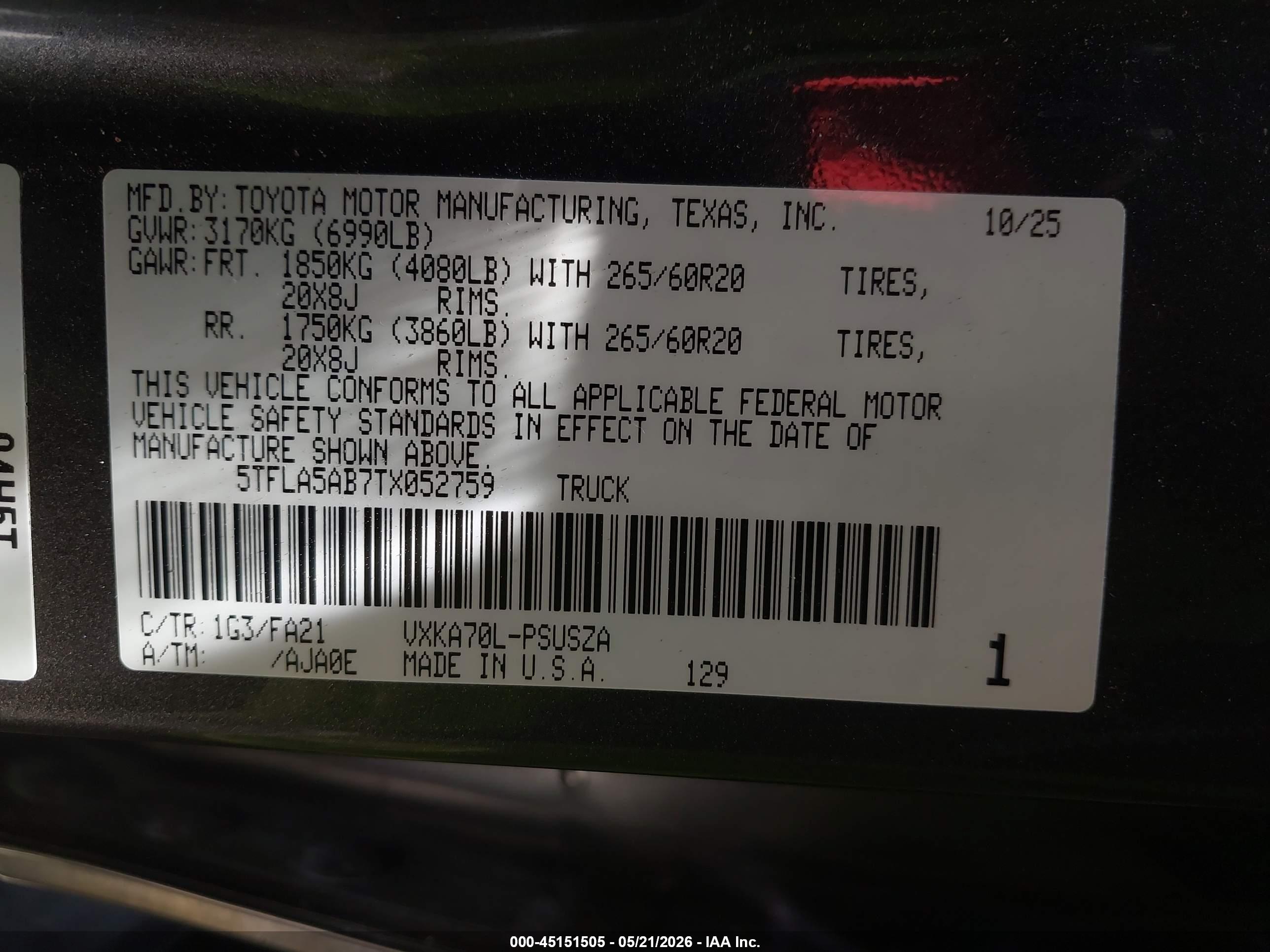 TOYOTA TUNDRA image 9