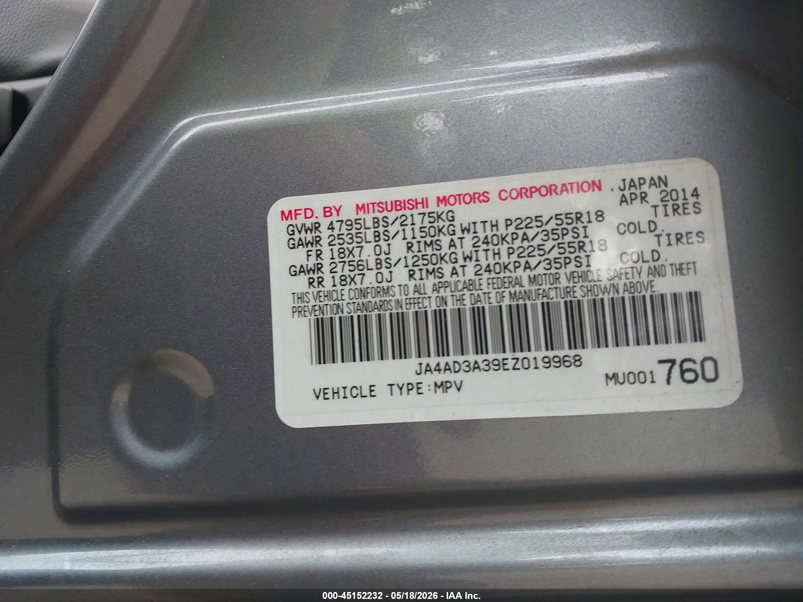 MITSUBISHI OUTLANDER image 9