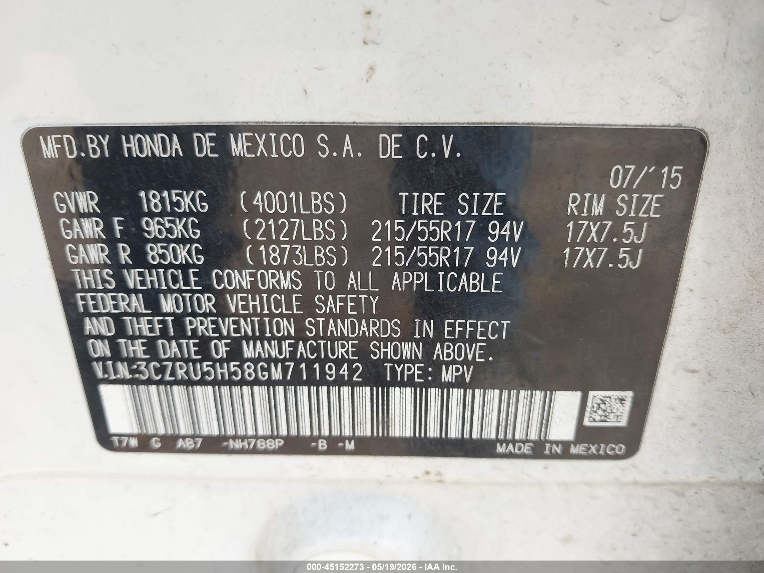 HONDA HR-V image 9