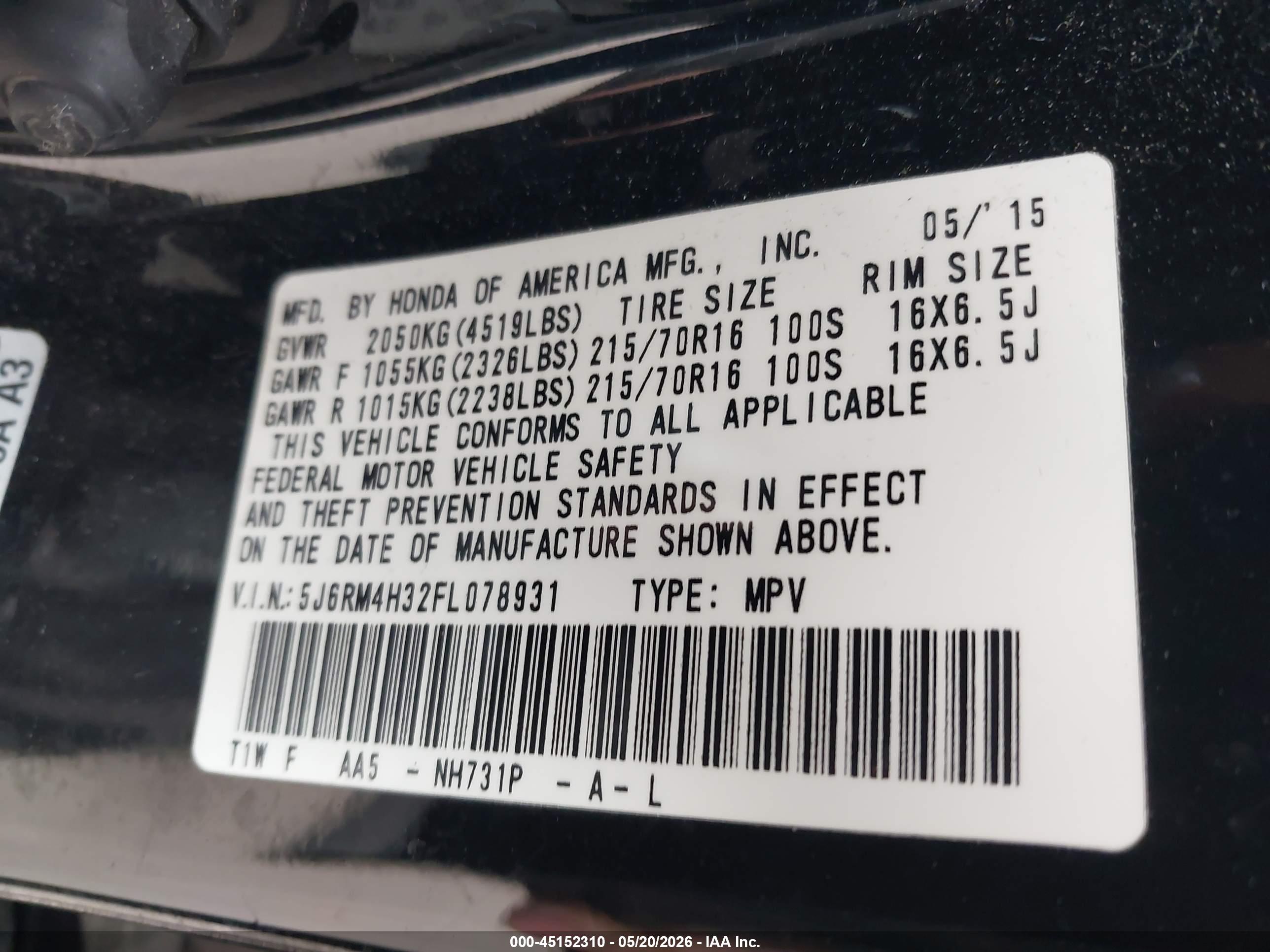 HONDA CR-V image 9