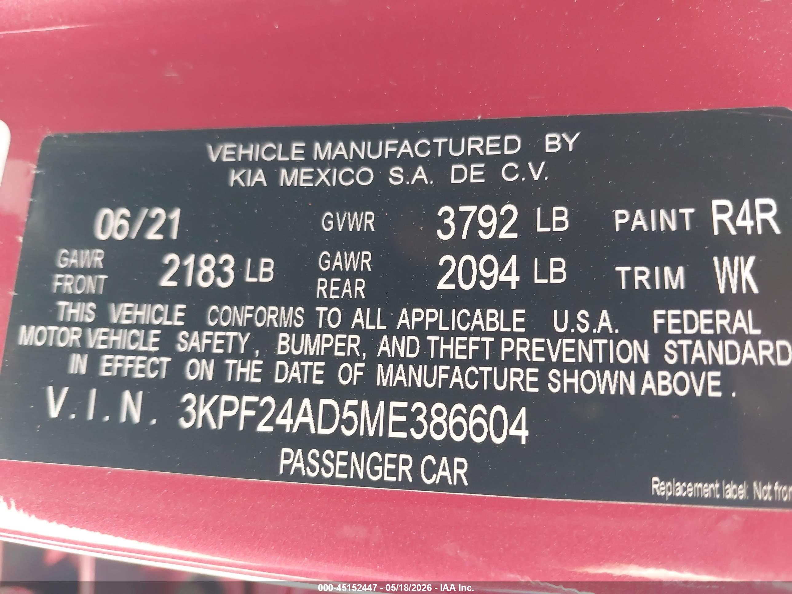 KIA FORTE image 9