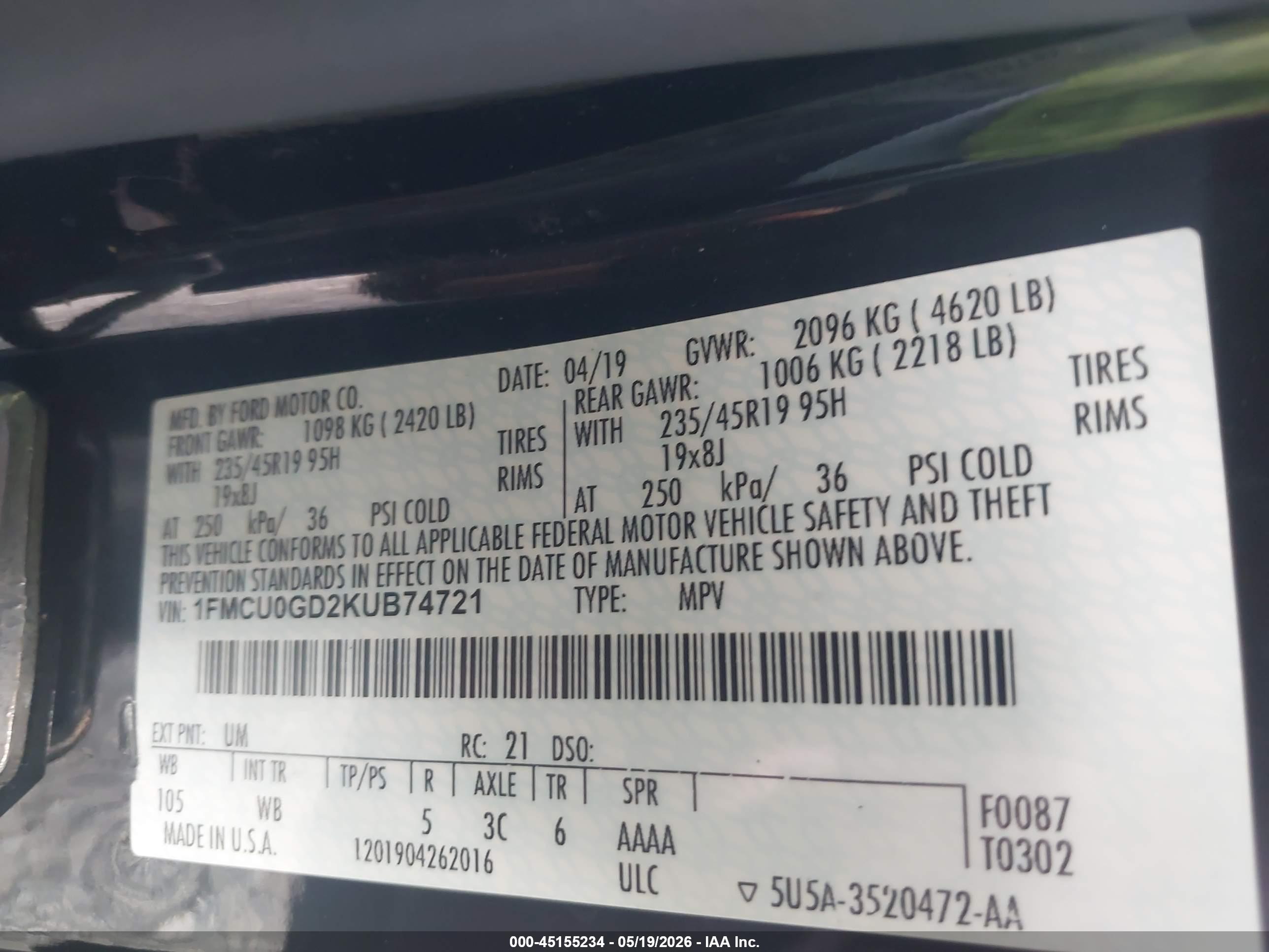 FORD ESCAPE image 9