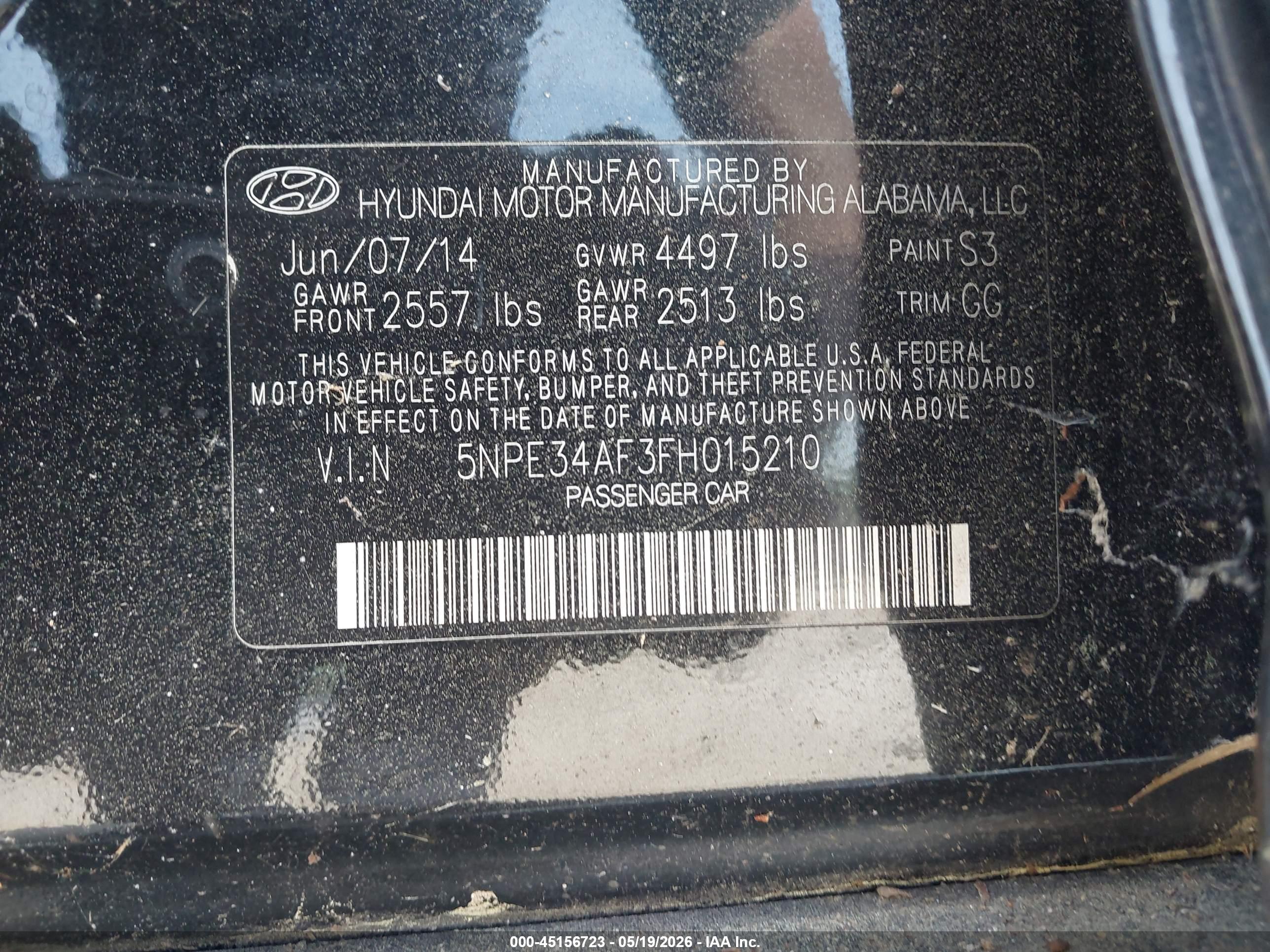 HYUNDAI SONATA image 9