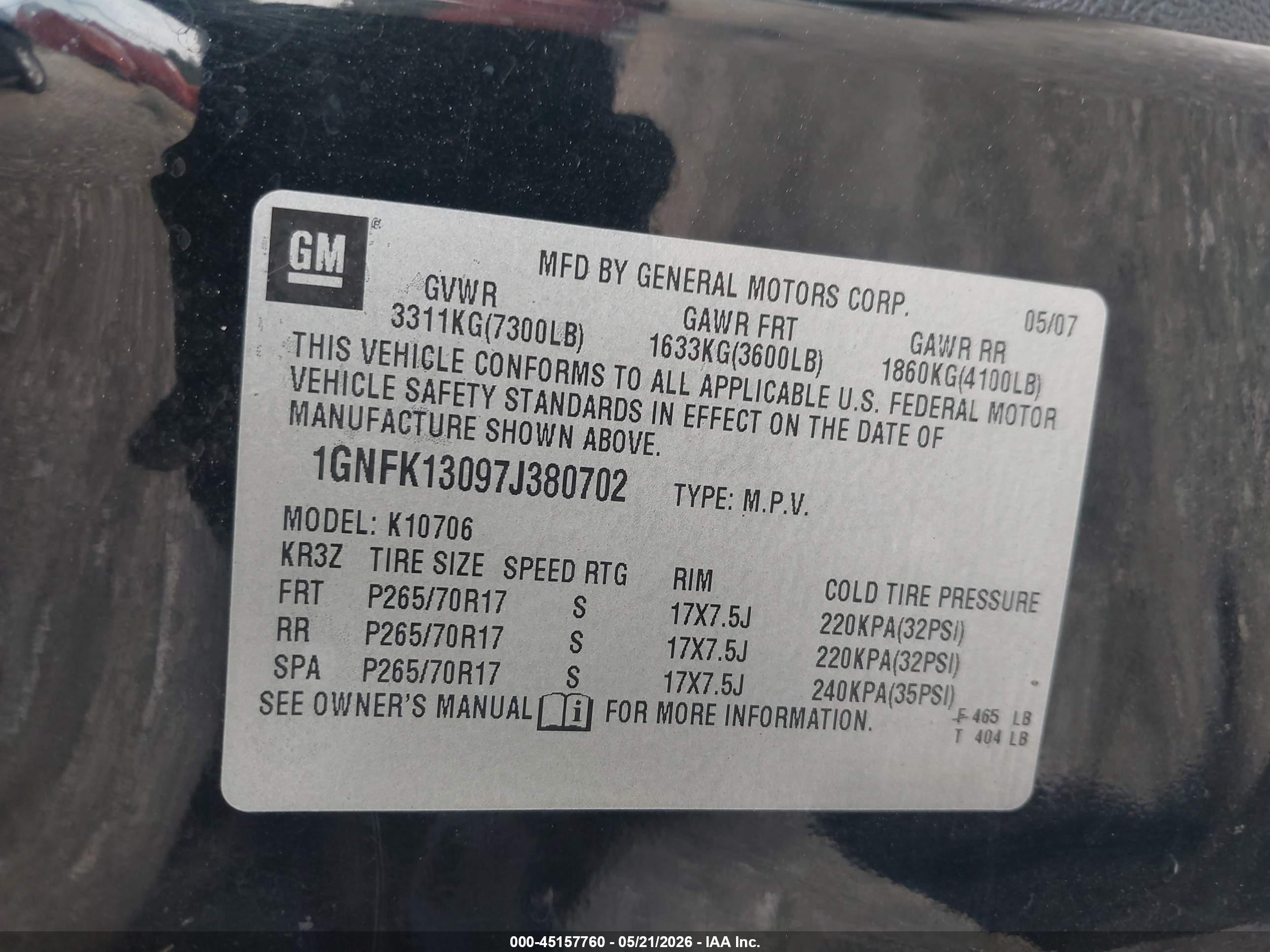 CHEVROLET TAHOE image 9