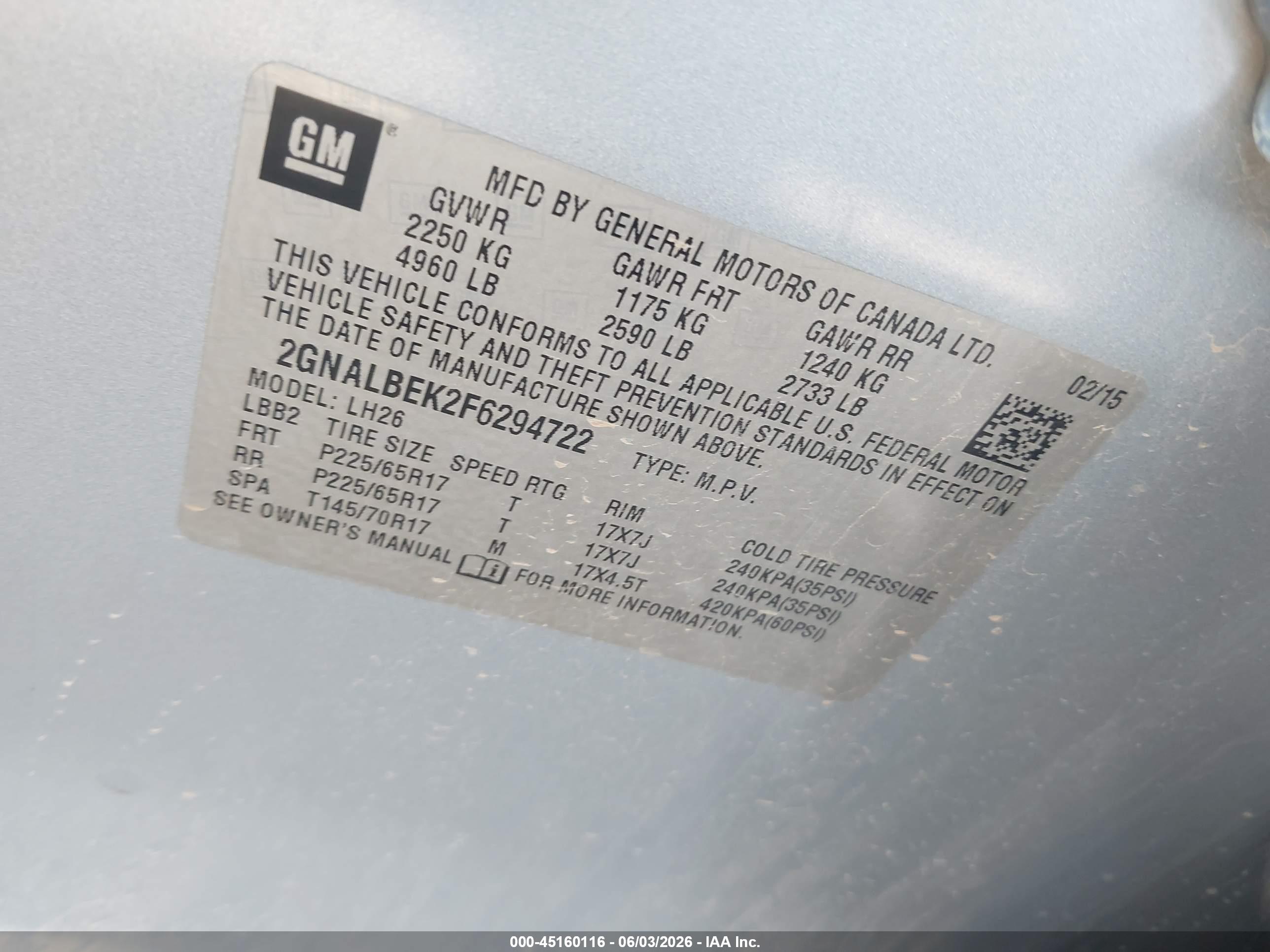 CHEVROLET EQUINOX image 9