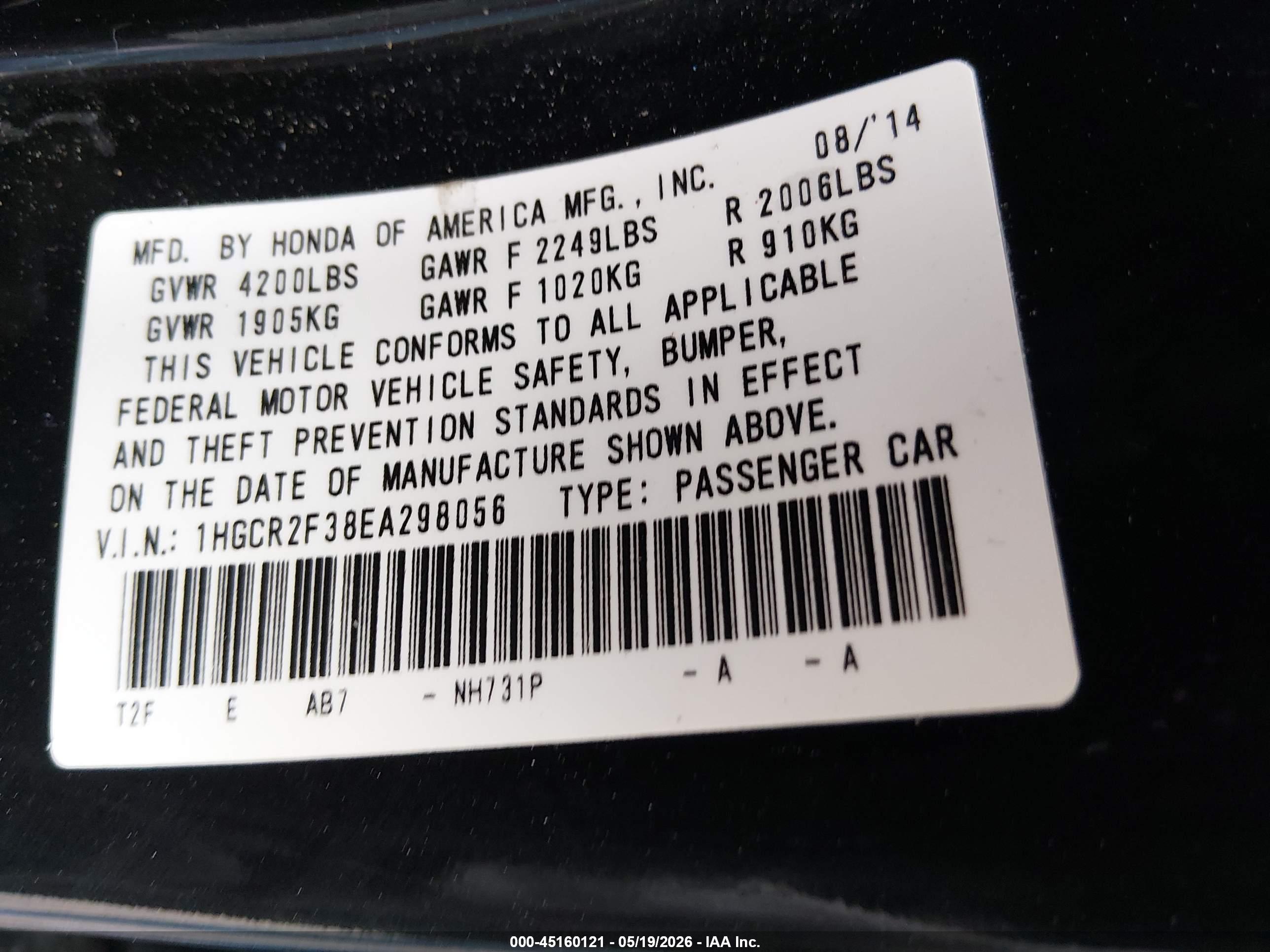 HONDA ACCORD image 9