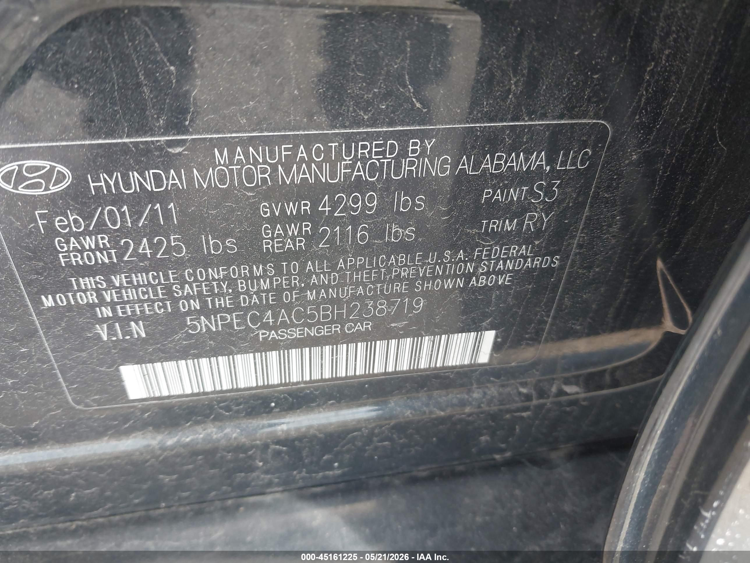 HYUNDAI SONATA image 9