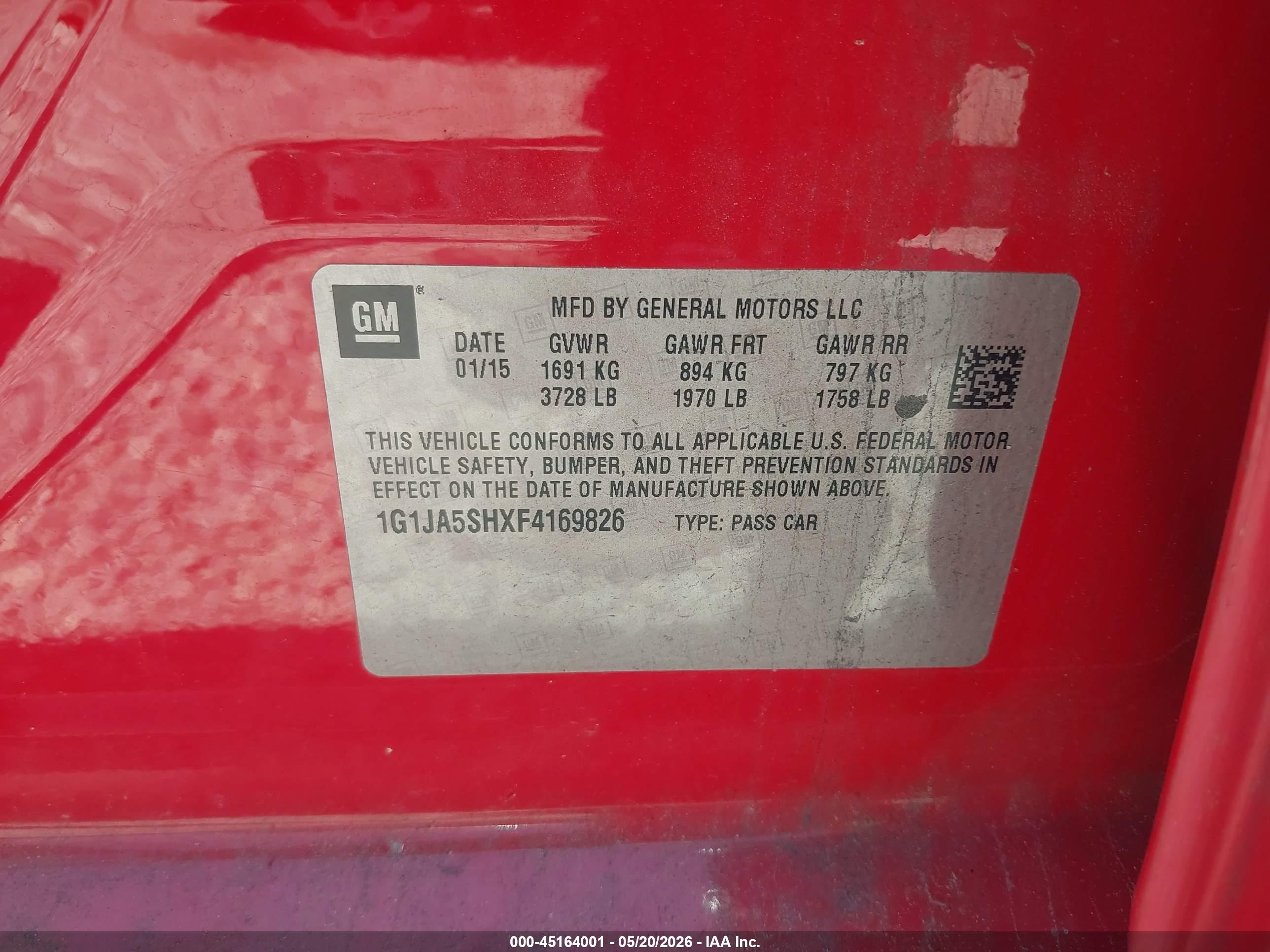 CHEVROLET SONIC image 9