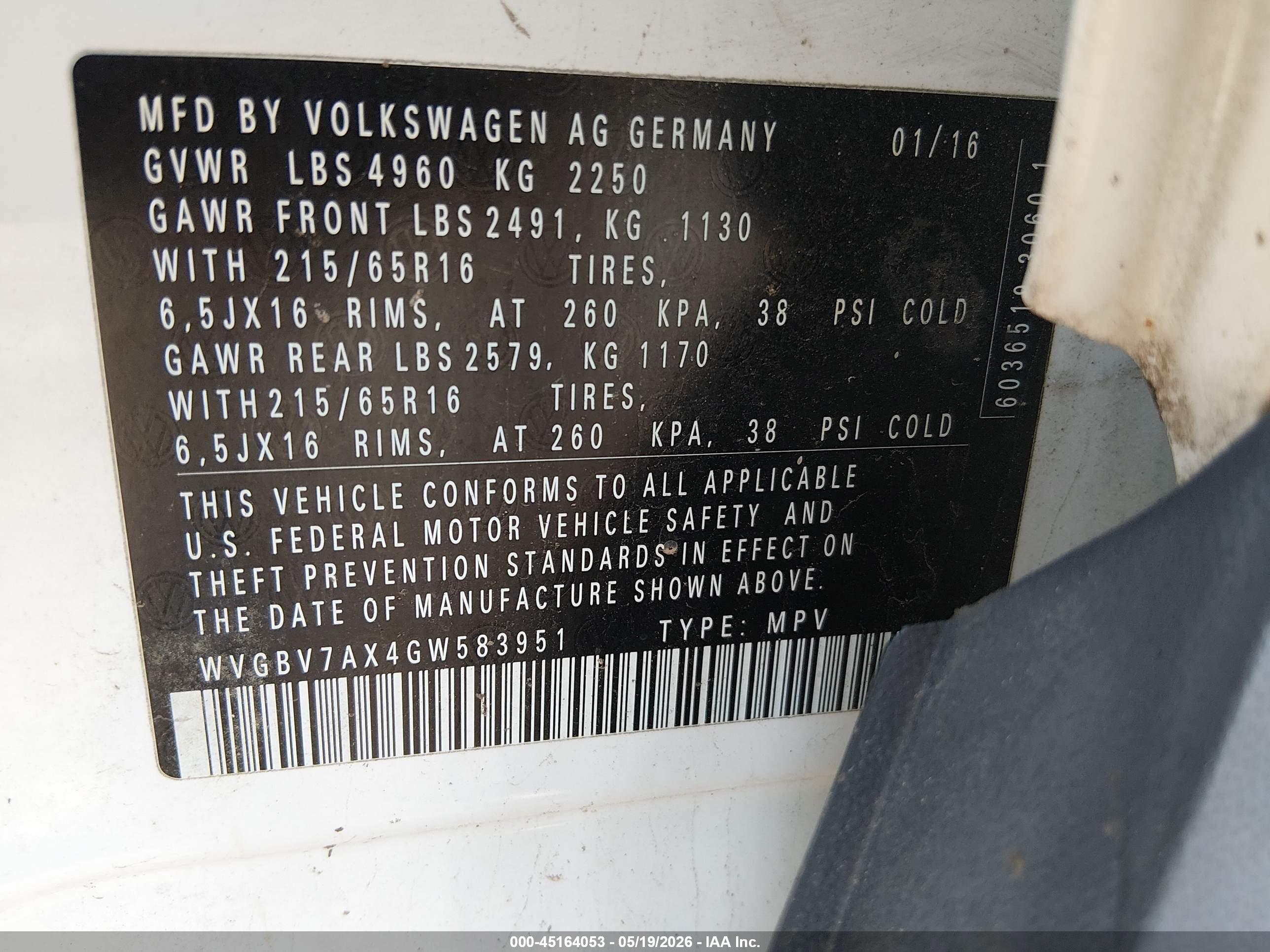 VOLKSWAGEN TIGUAN image 9