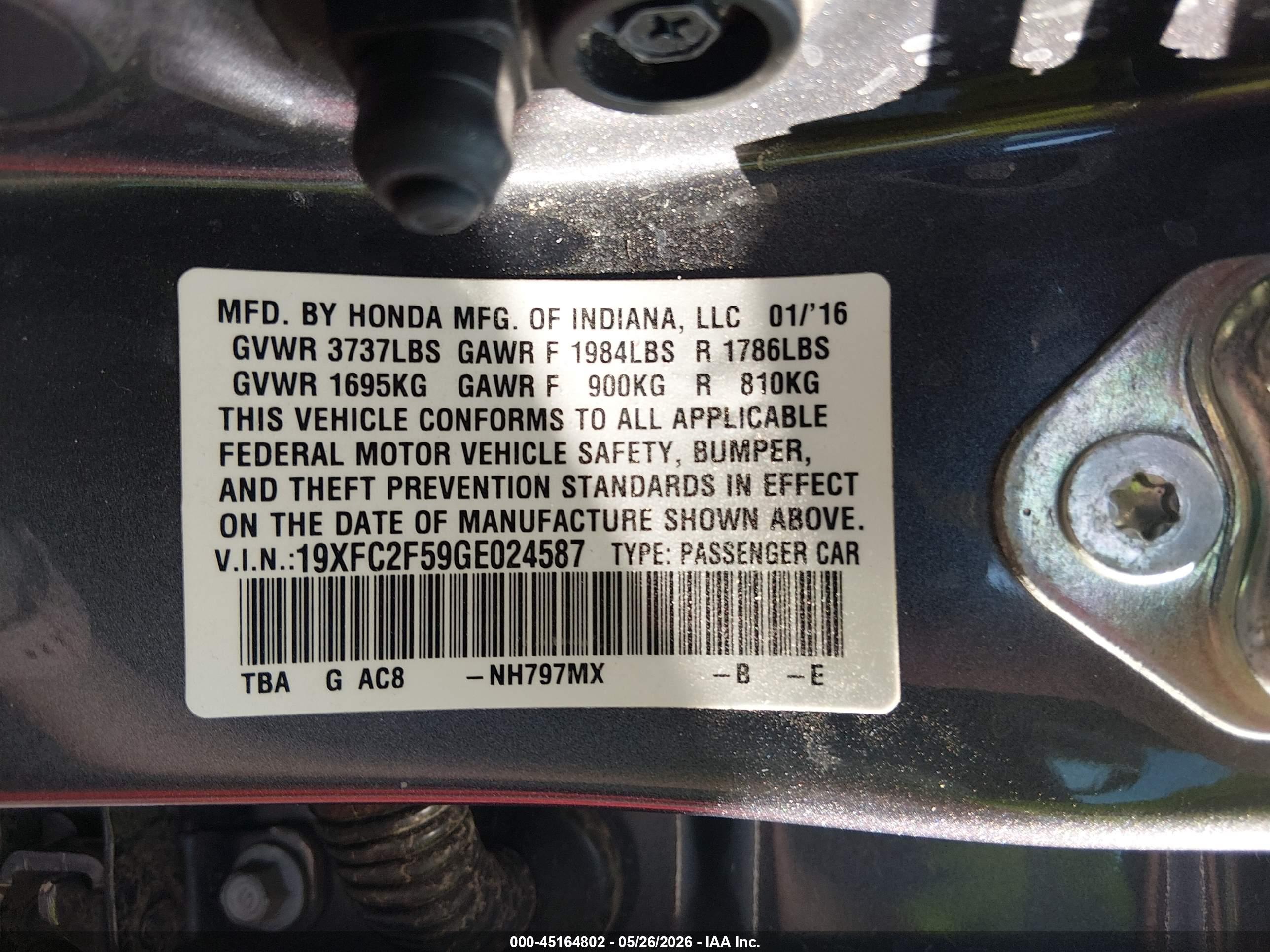 HONDA CIVIC image 9