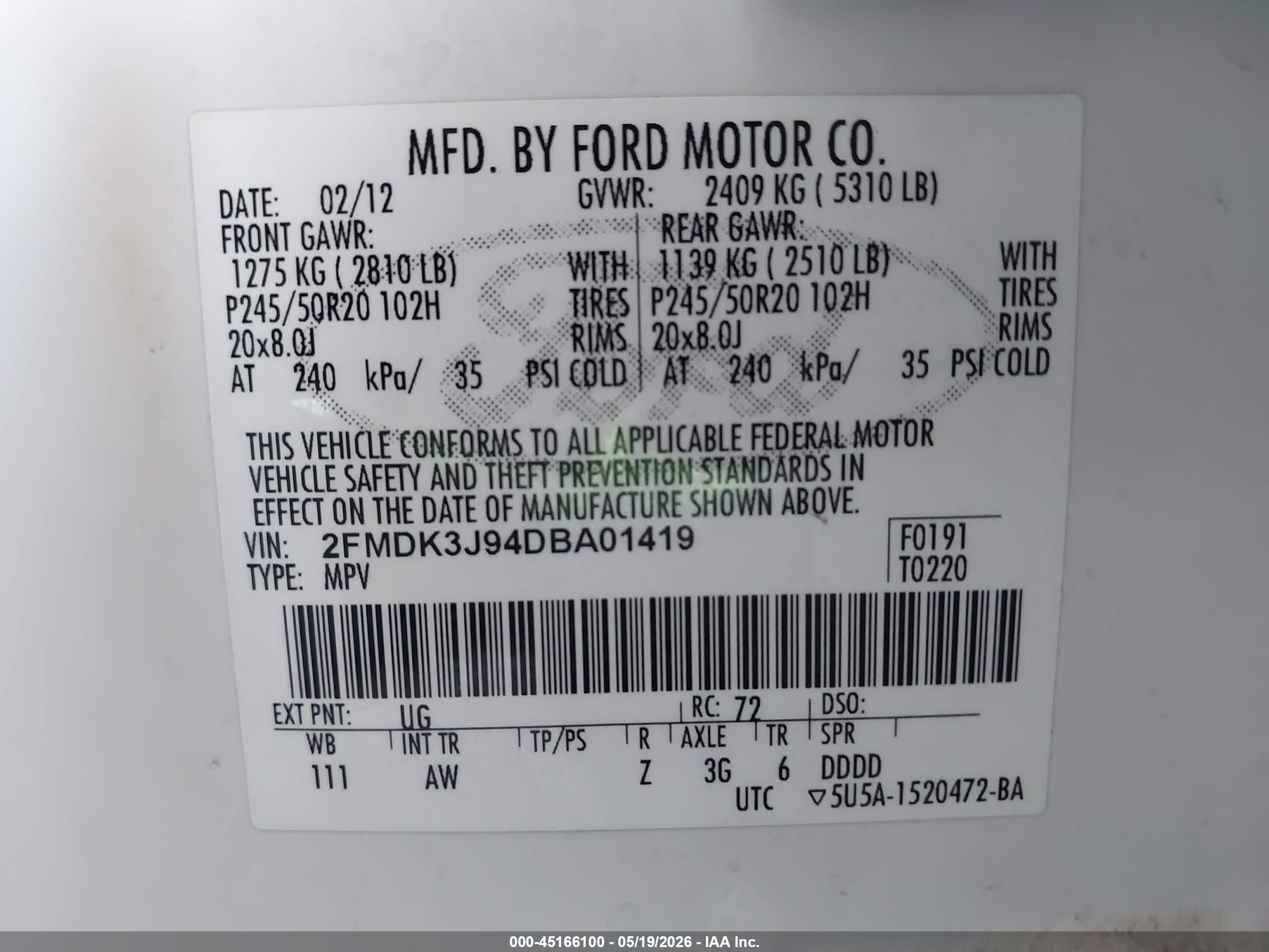 FORD EDGE image 9