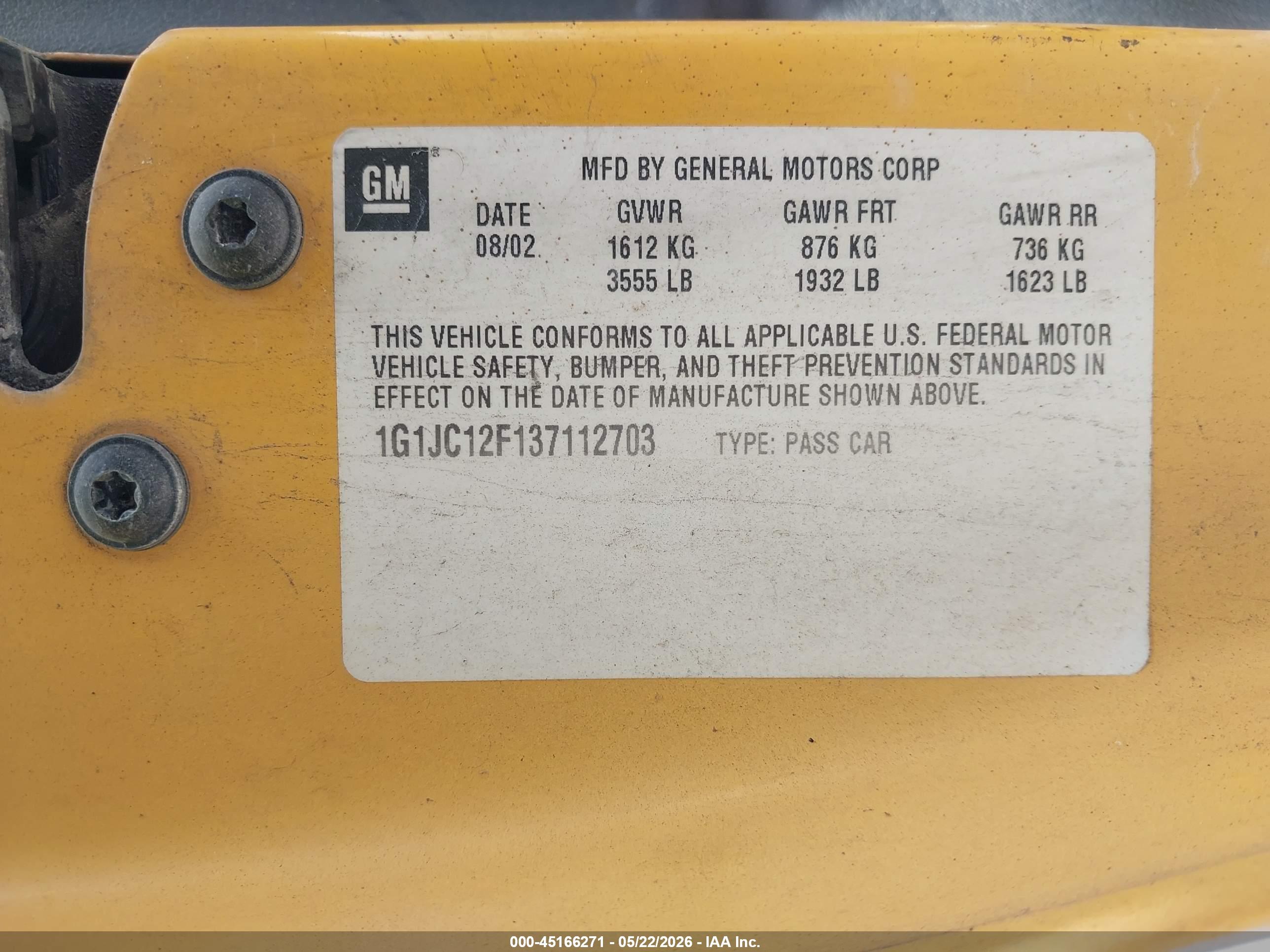 CHEVROLET CAVALIER image 9