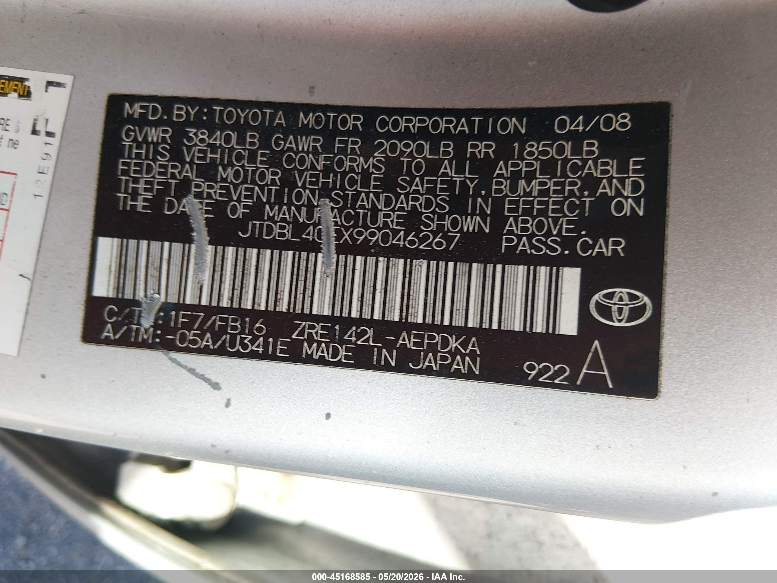 TOYOTA COROLLA image 9