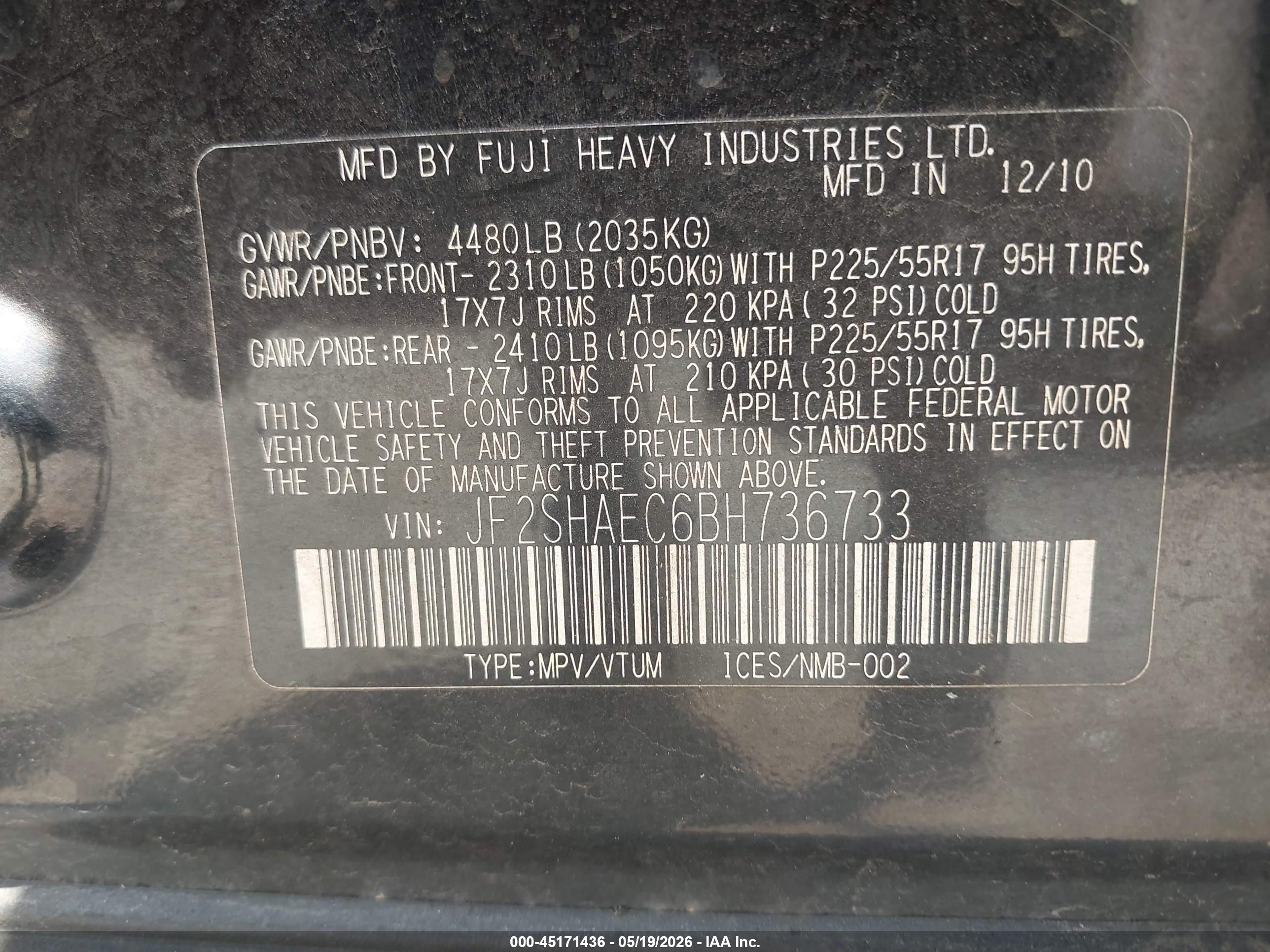 SUBARU FORESTER image 9