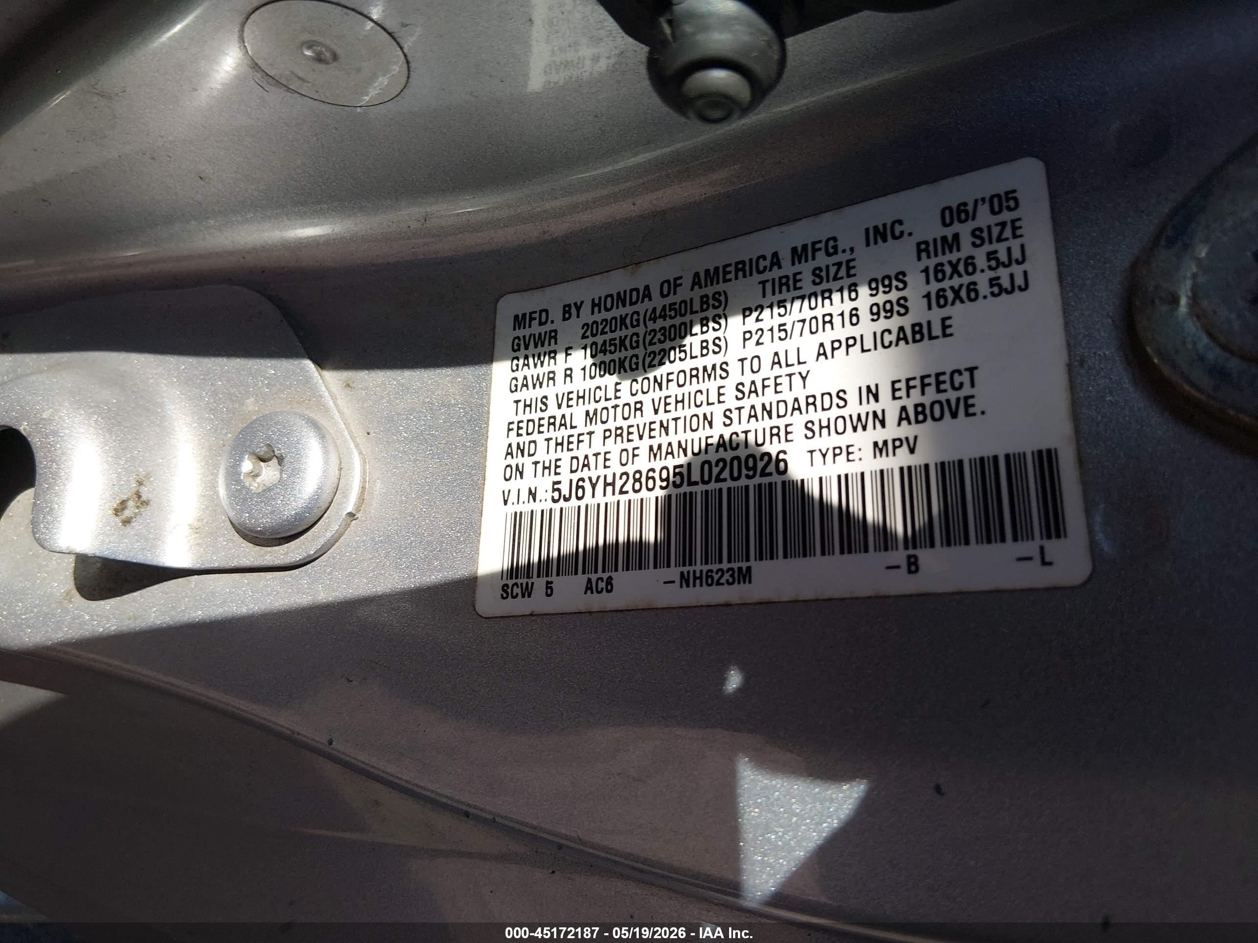 HONDA ELEMENT image 11