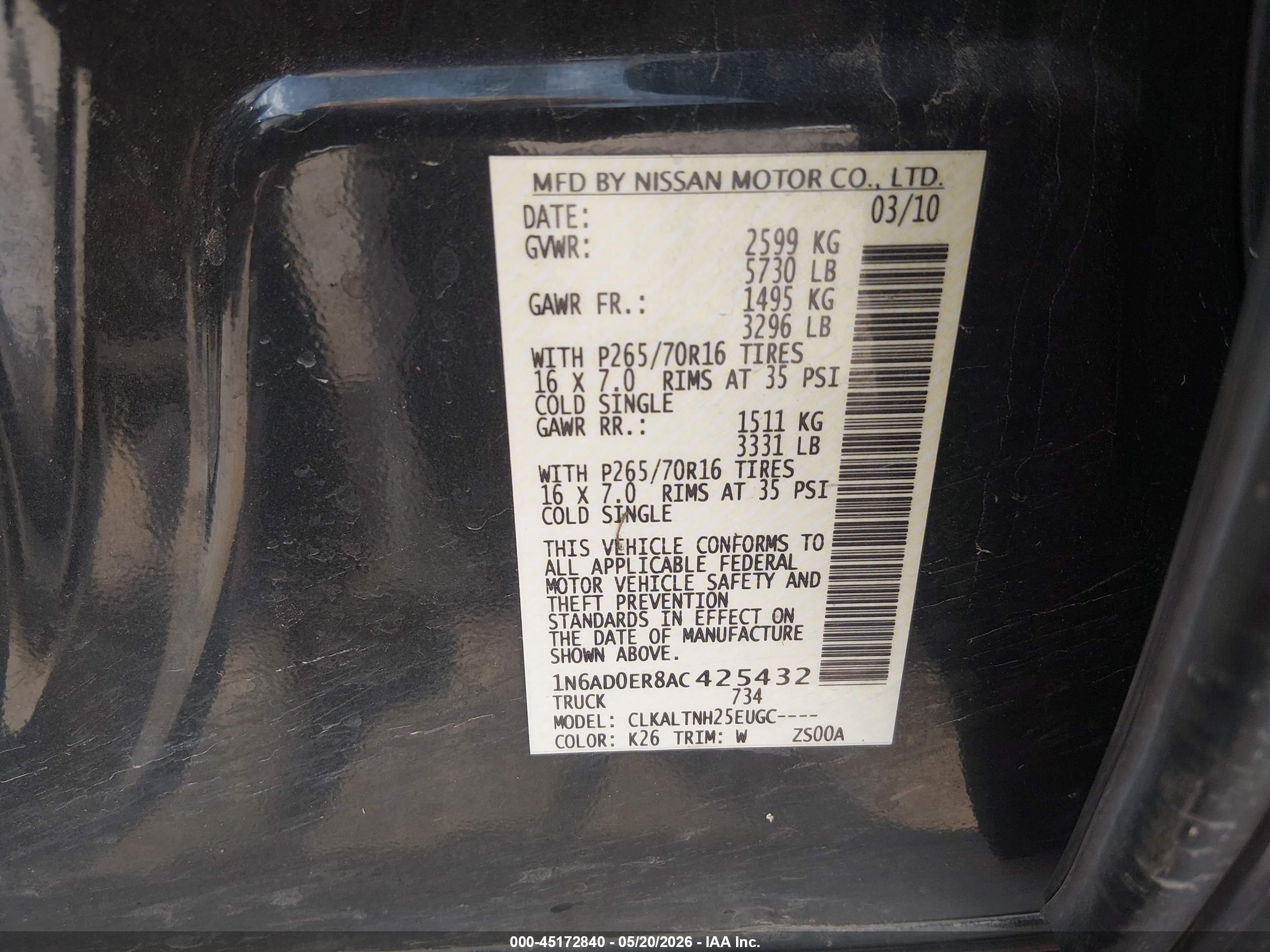 NISSAN FRONTIER image 9