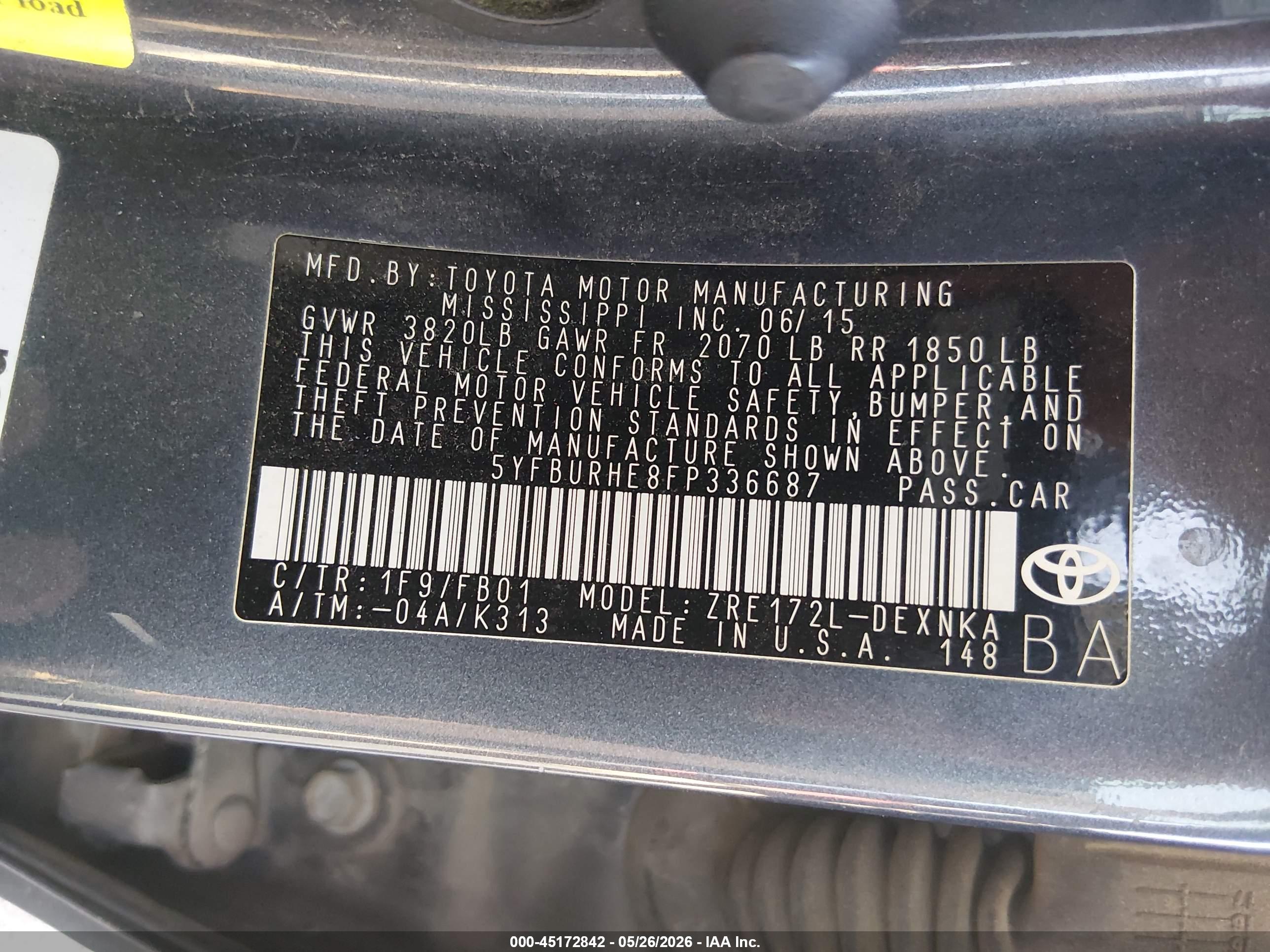 TOYOTA COROLLA image 9