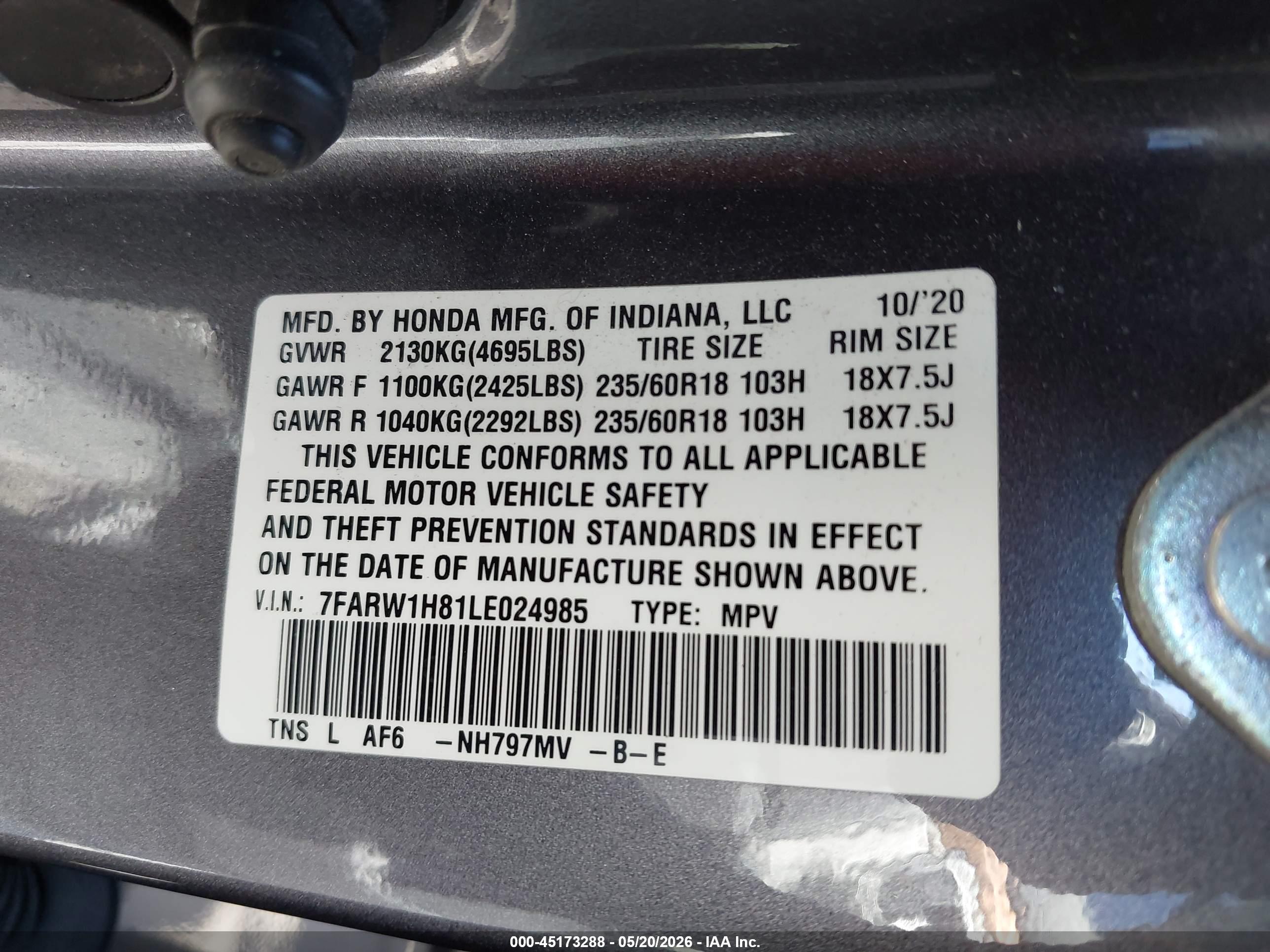 HONDA CR-V image 9