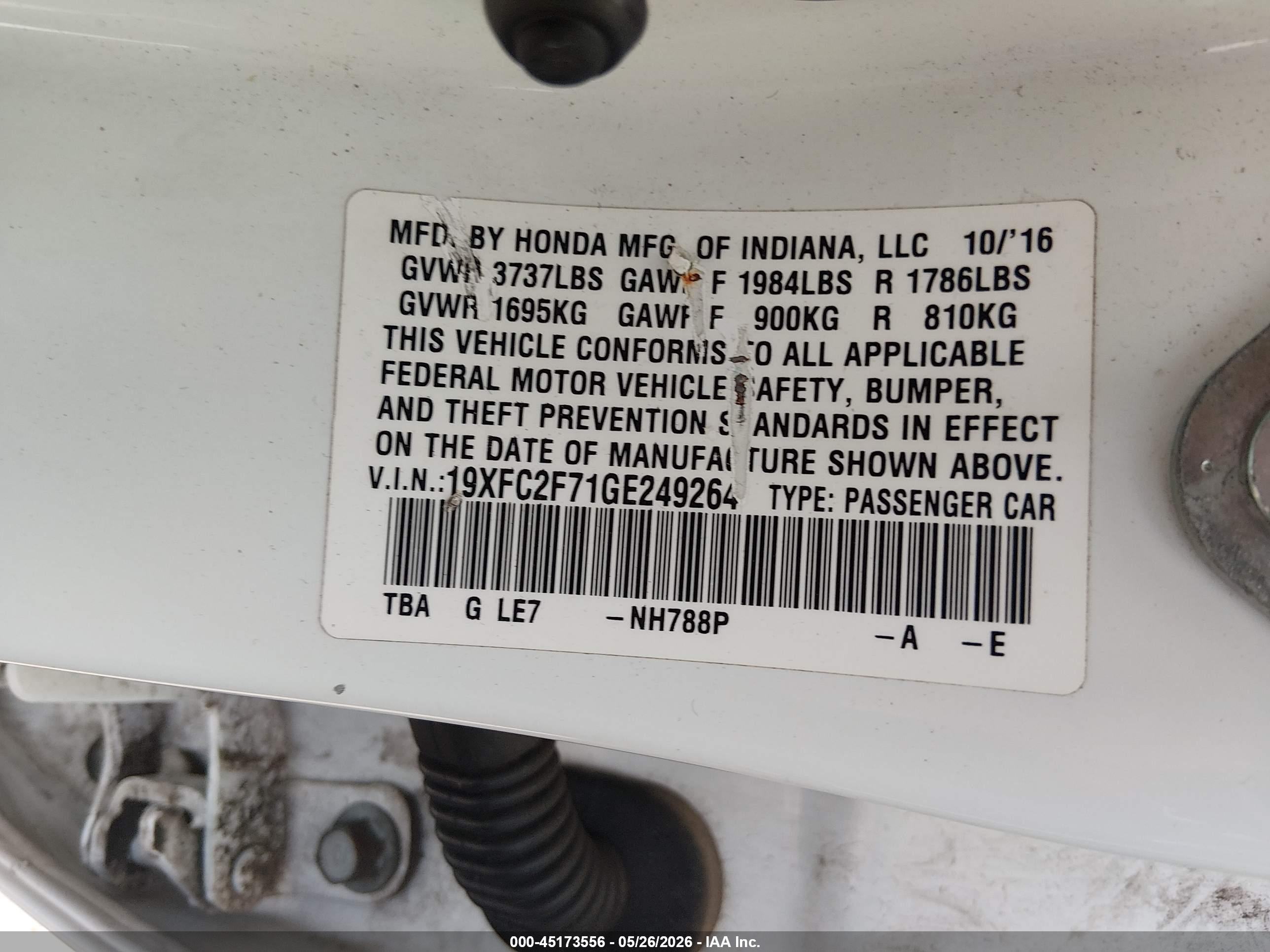 HONDA CIVIC image 9