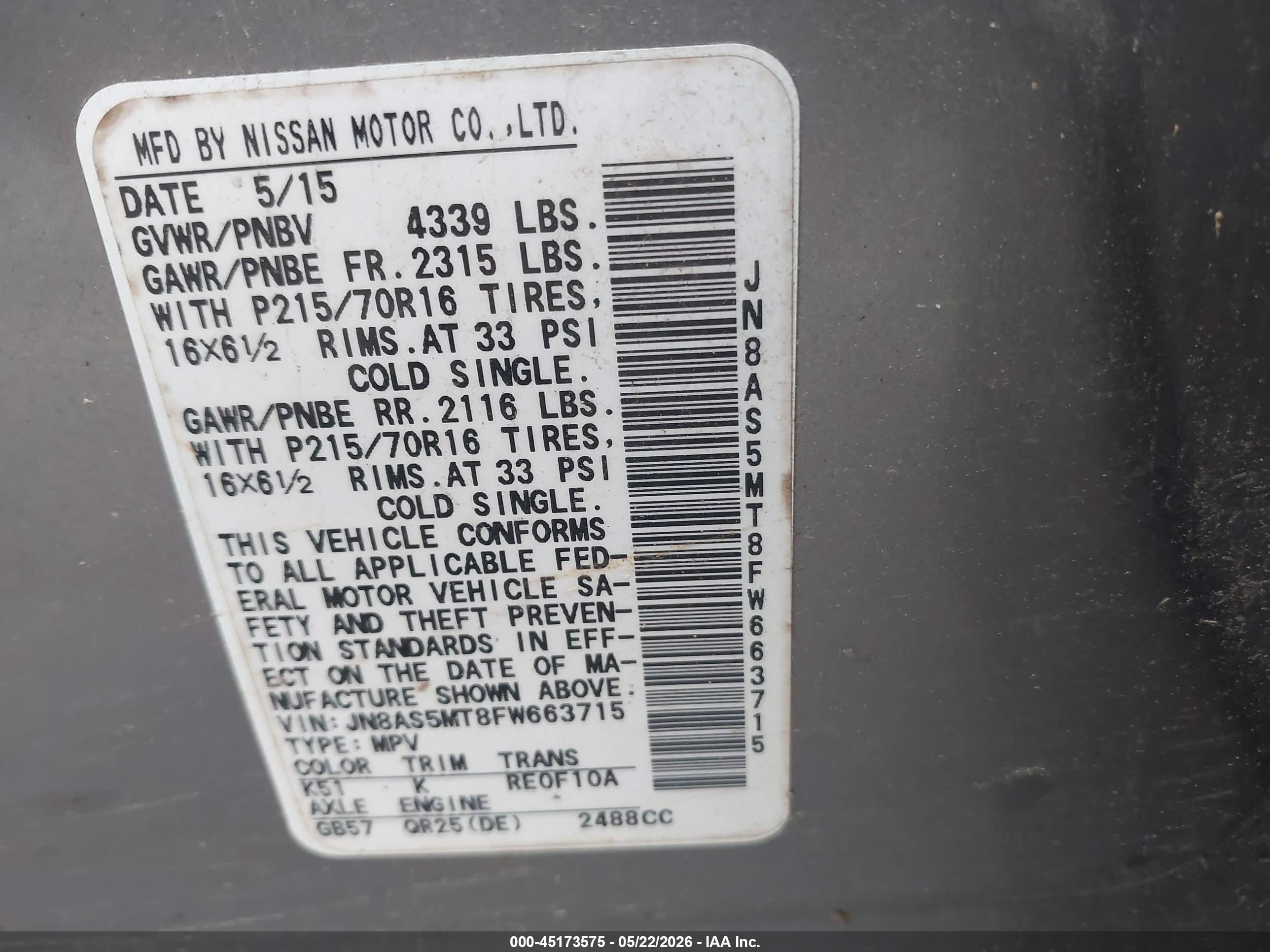 NISSAN ROGUE image 9