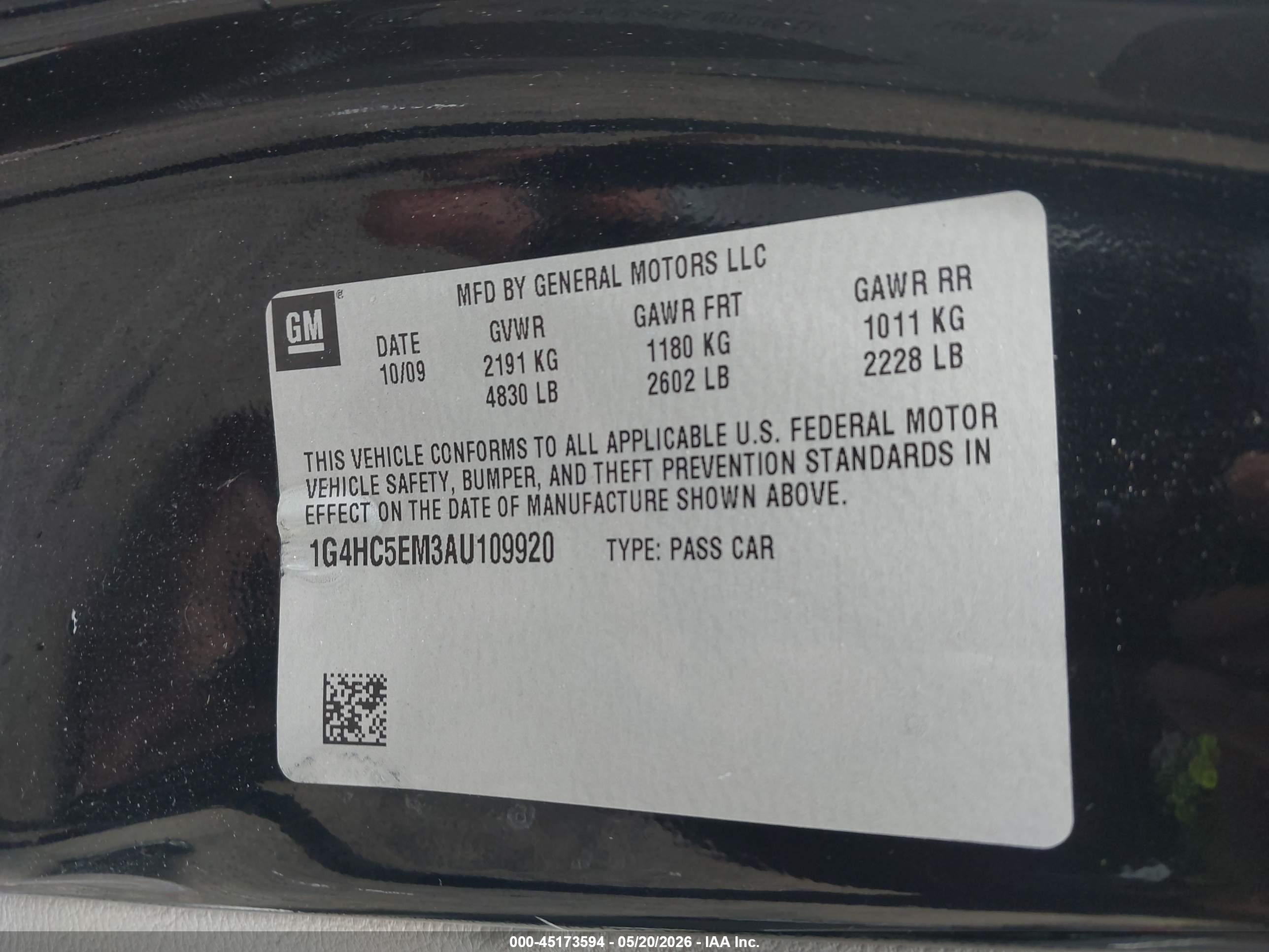 BUICK LUCERNE image 9