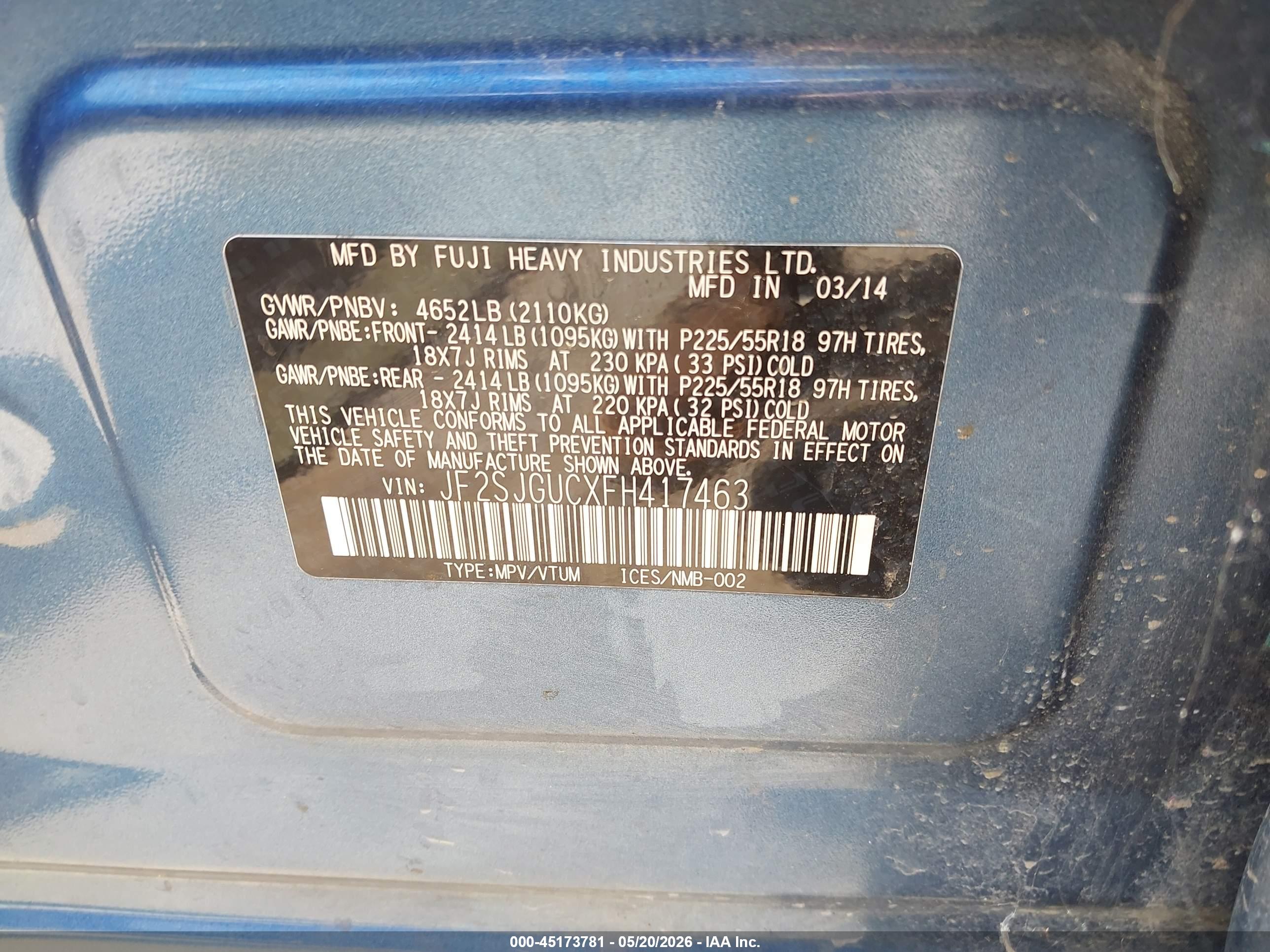 SUBARU FORESTER image 9