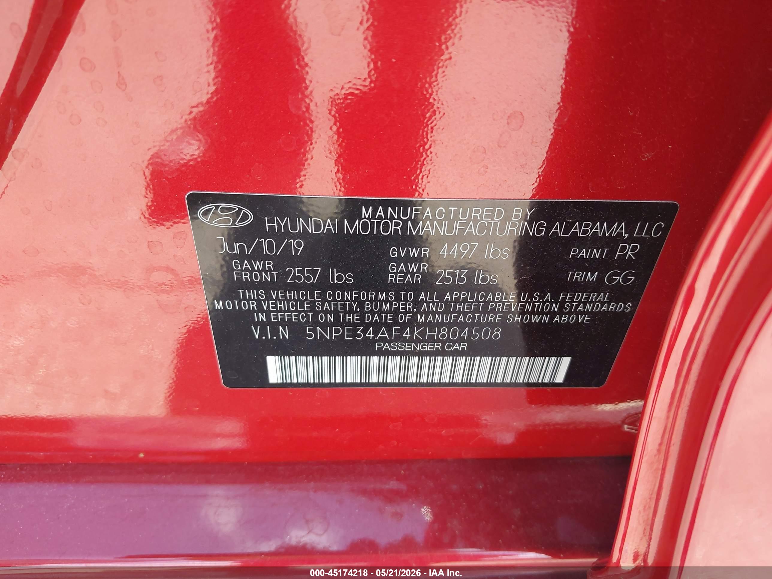 HYUNDAI SONATA image 9