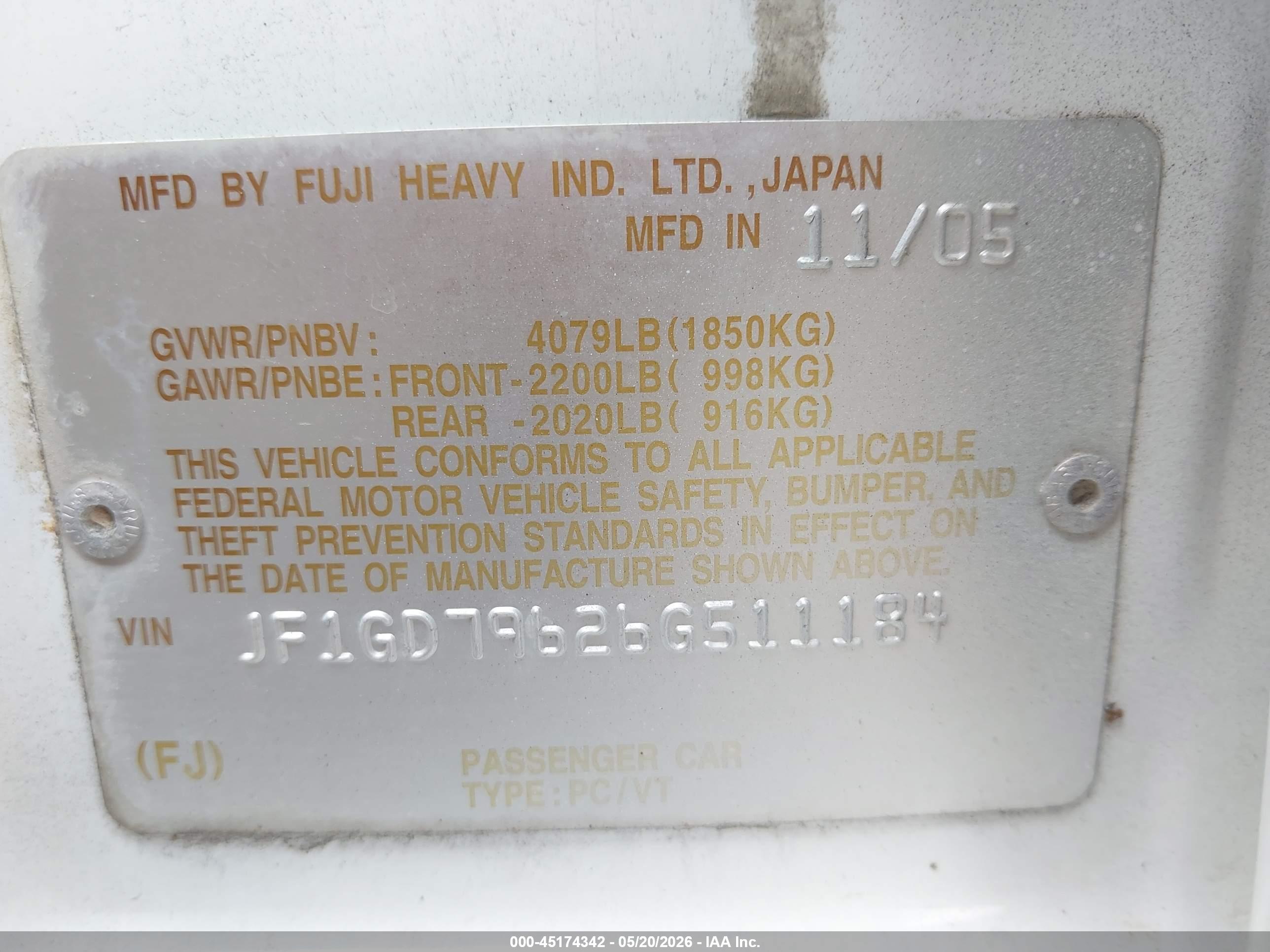 SUBARU IMPREZA image 9