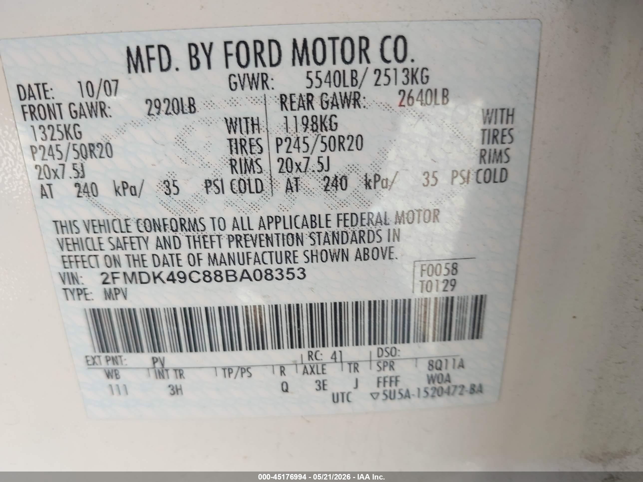 FORD EDGE image 9