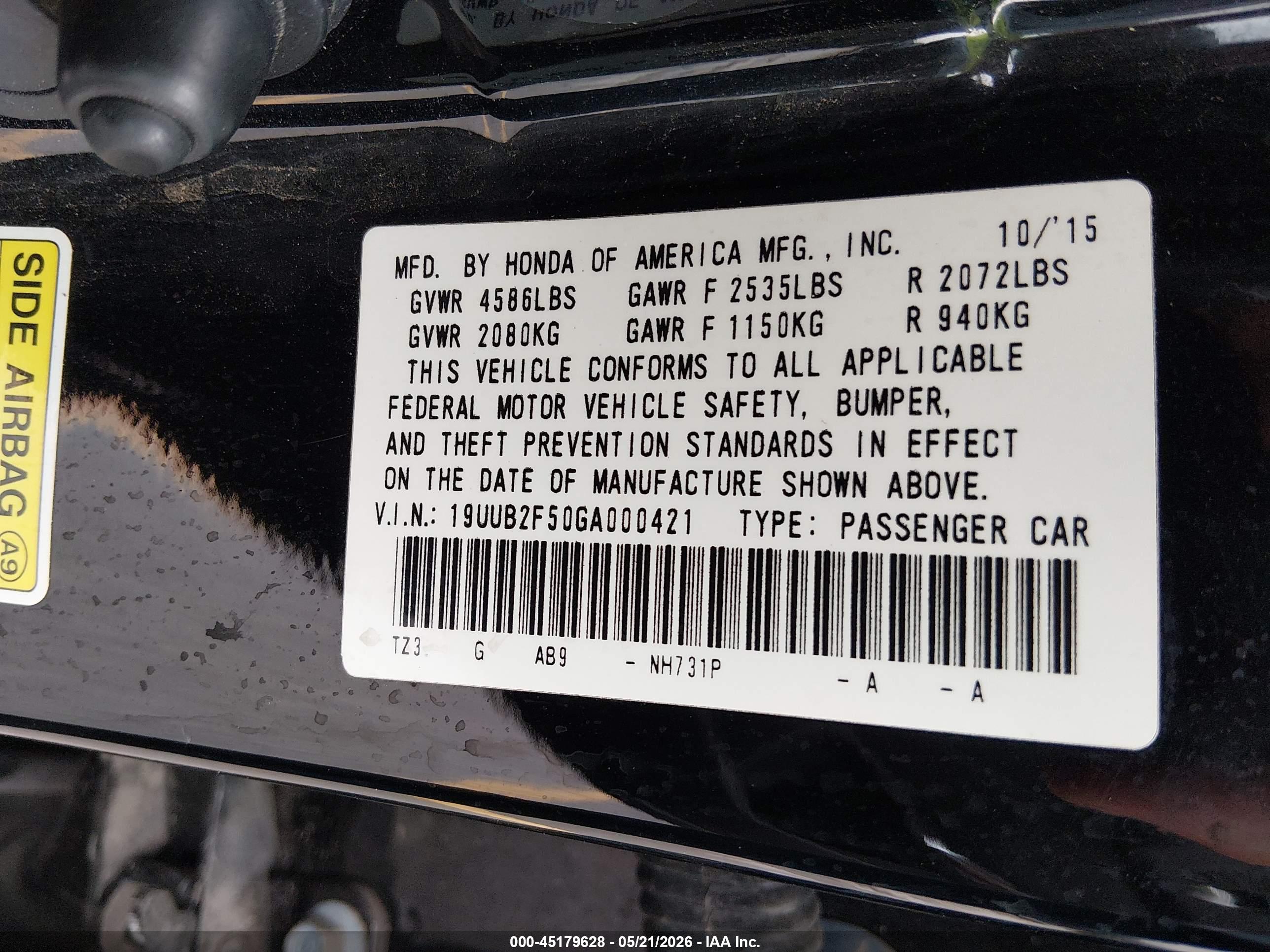 ACURA TLX image 9