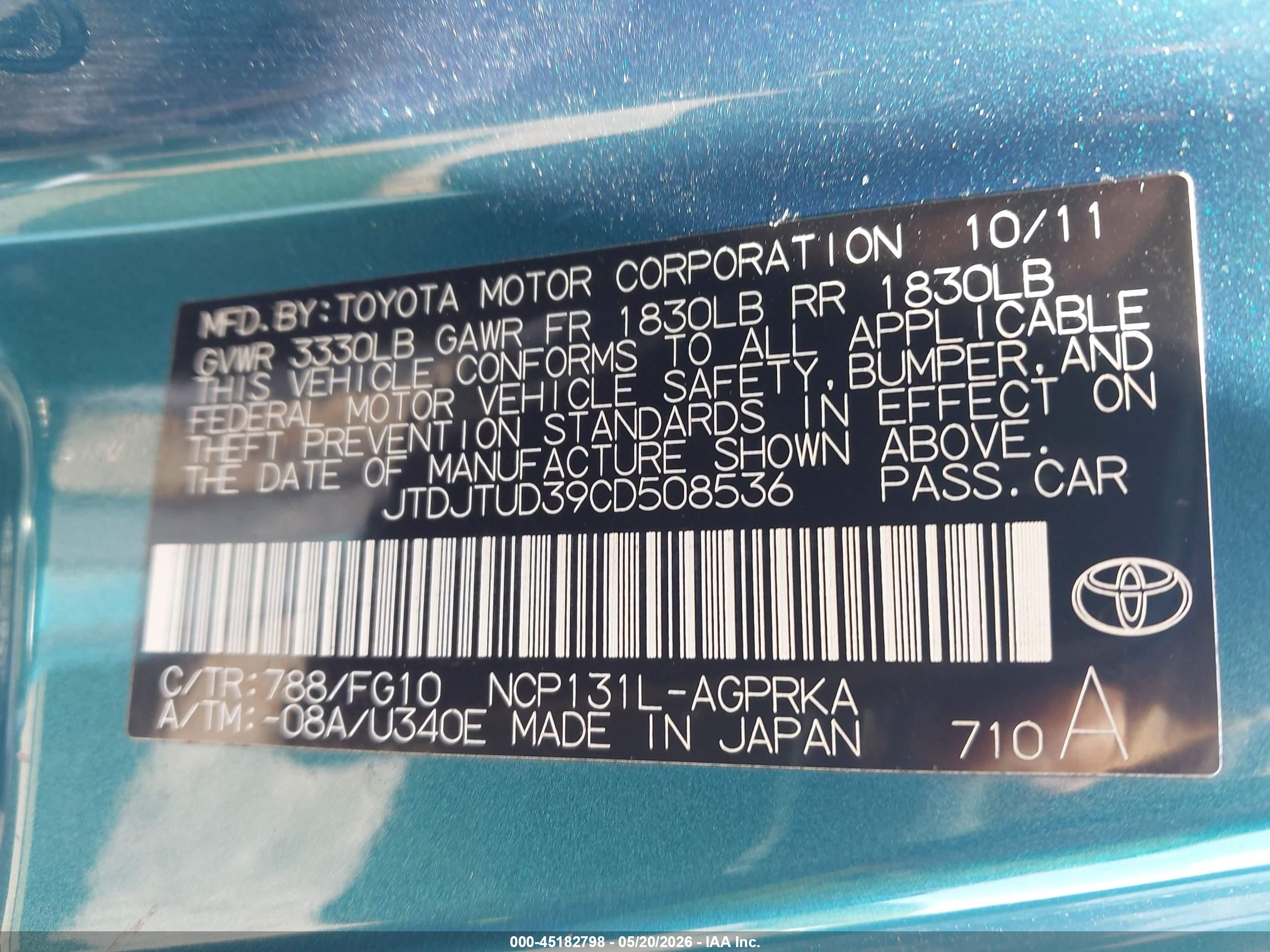 TOYOTA YARIS image 9