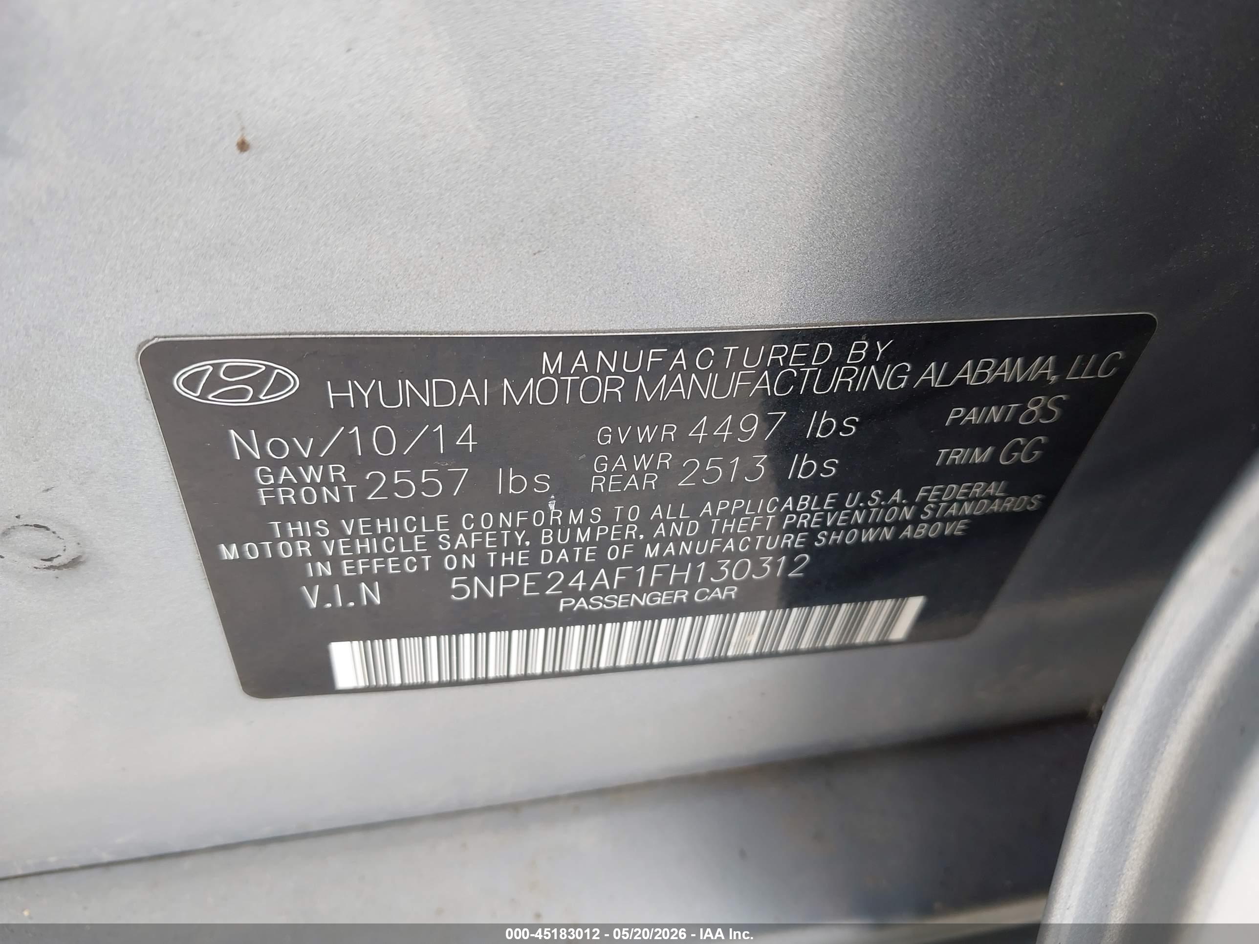 HYUNDAI SONATA image 9