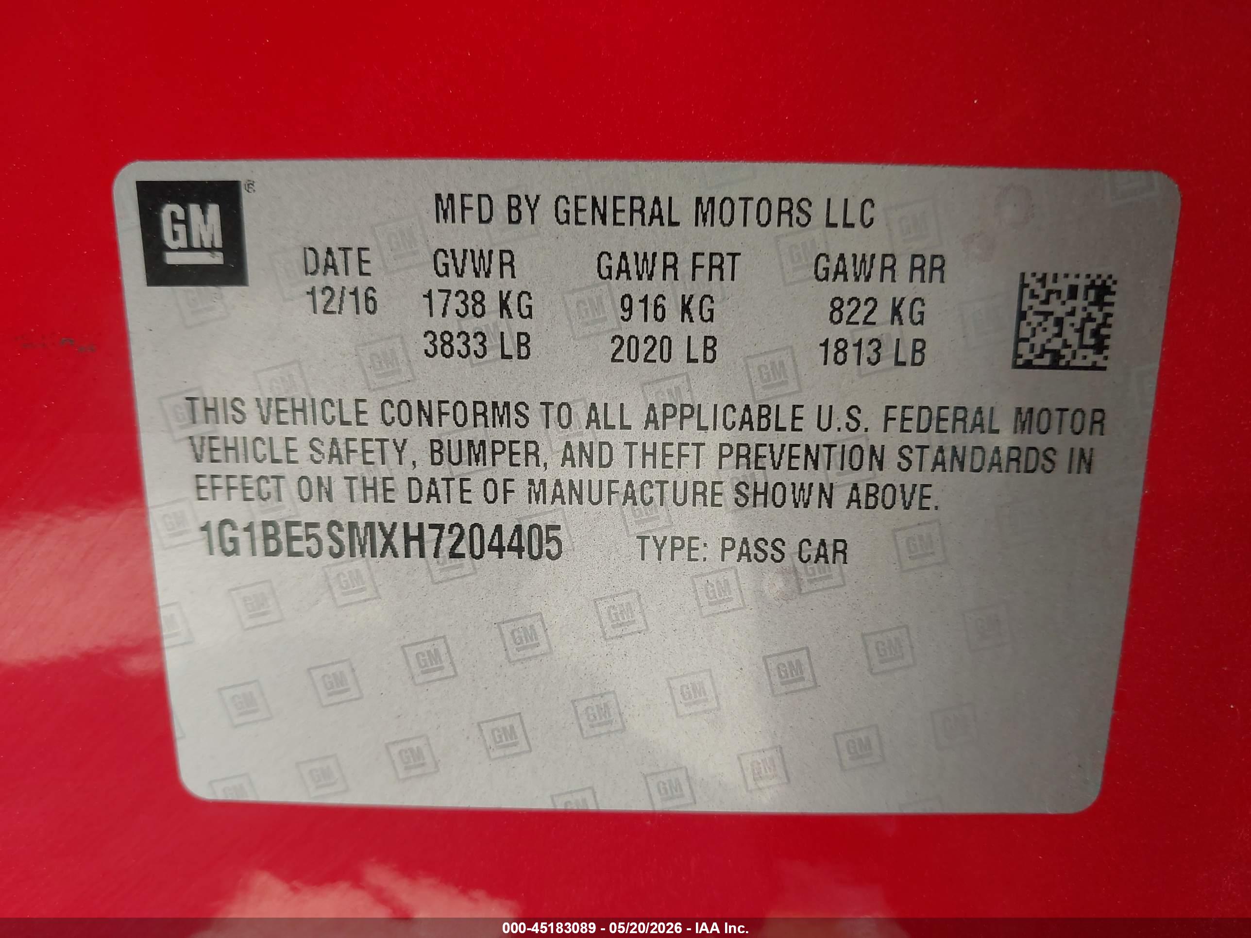 CHEVROLET CRUZE image 9