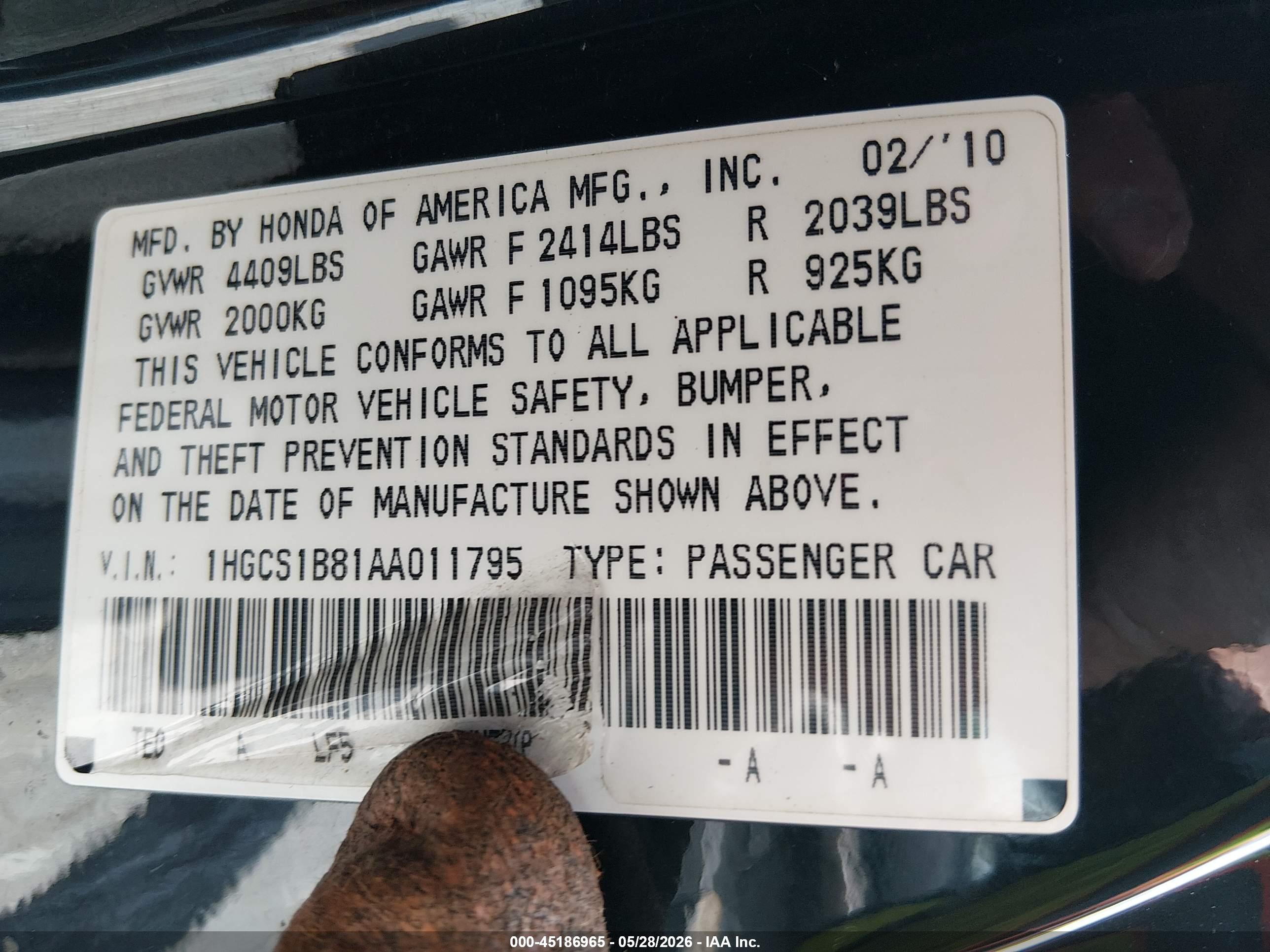 HONDA ACCORD image 9