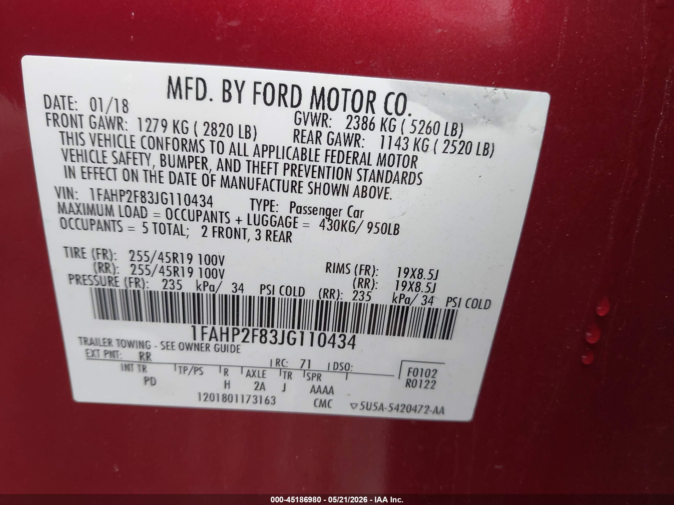 FORD TAURUS image 9