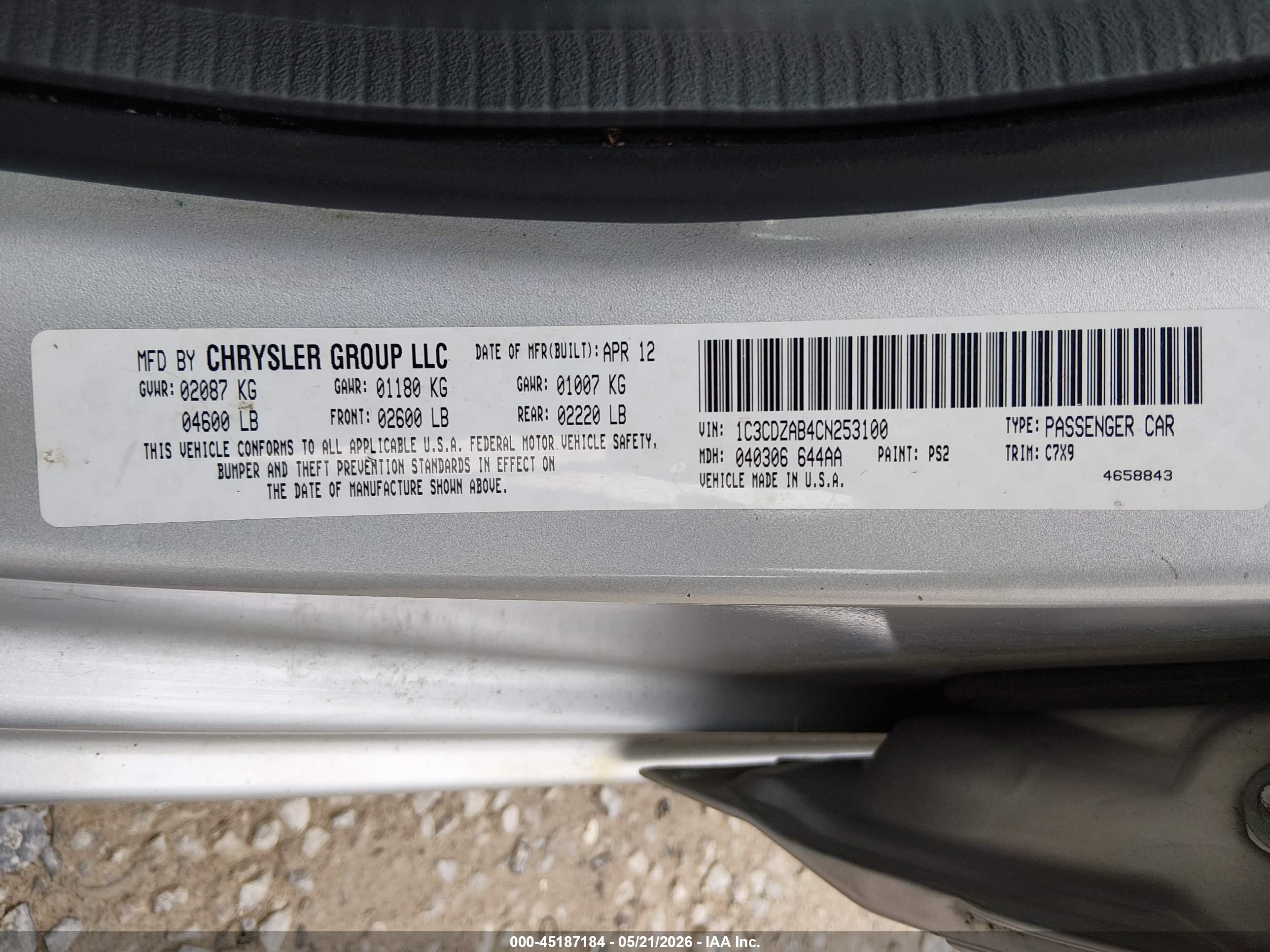 DODGE AVENGER image 9