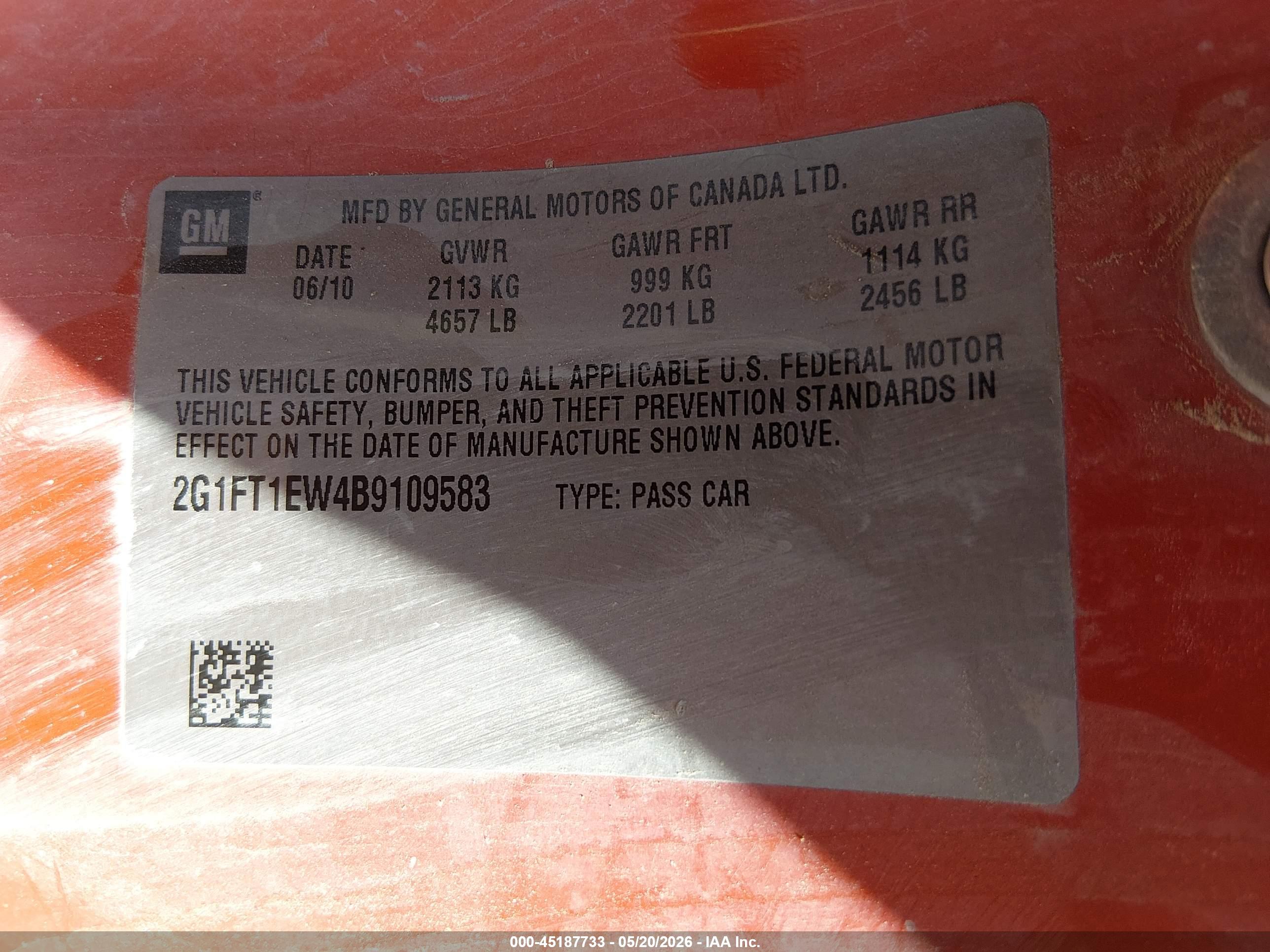 CHEVROLET CAMARO image 9