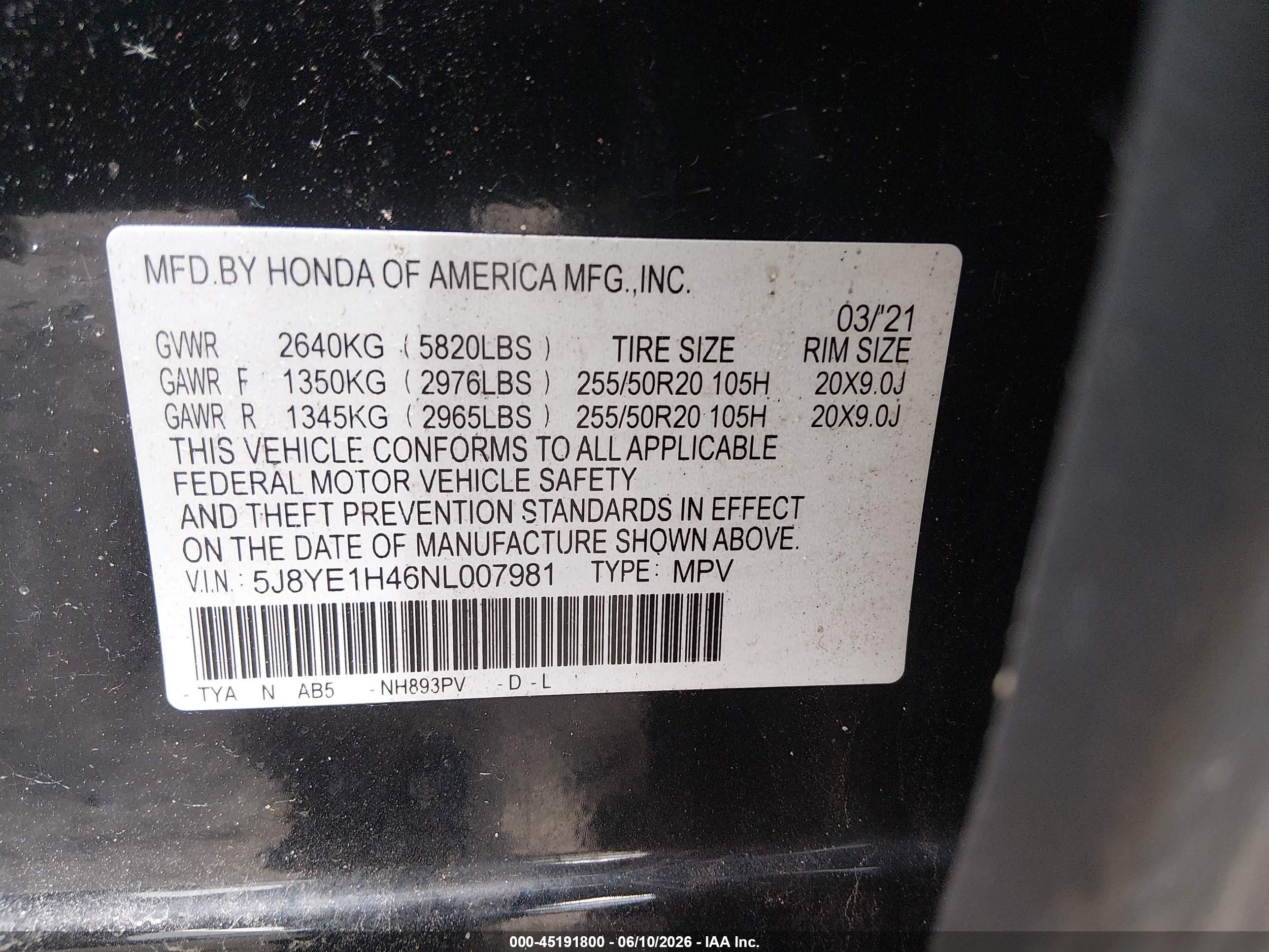 ACURA MDX image 9