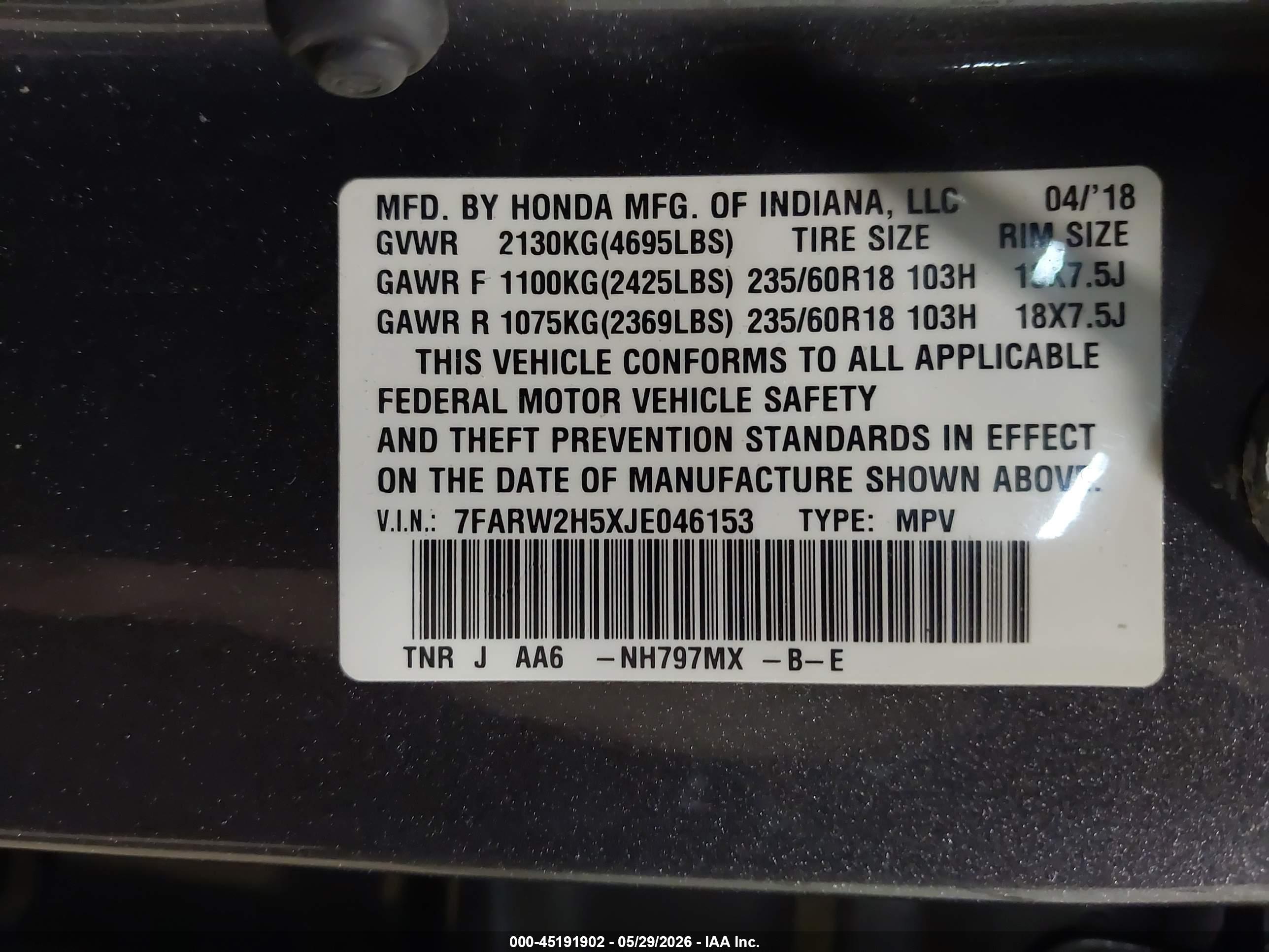HONDA CR-V image 9