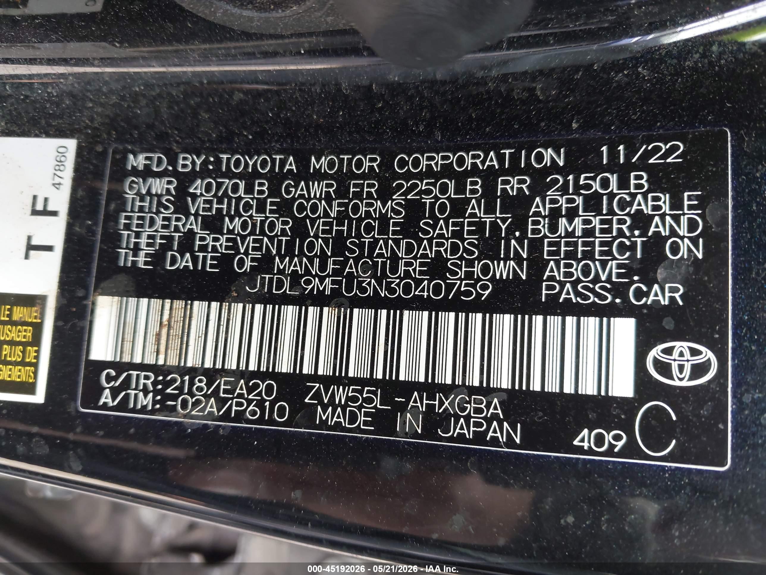 TOYOTA PRIUS image 9