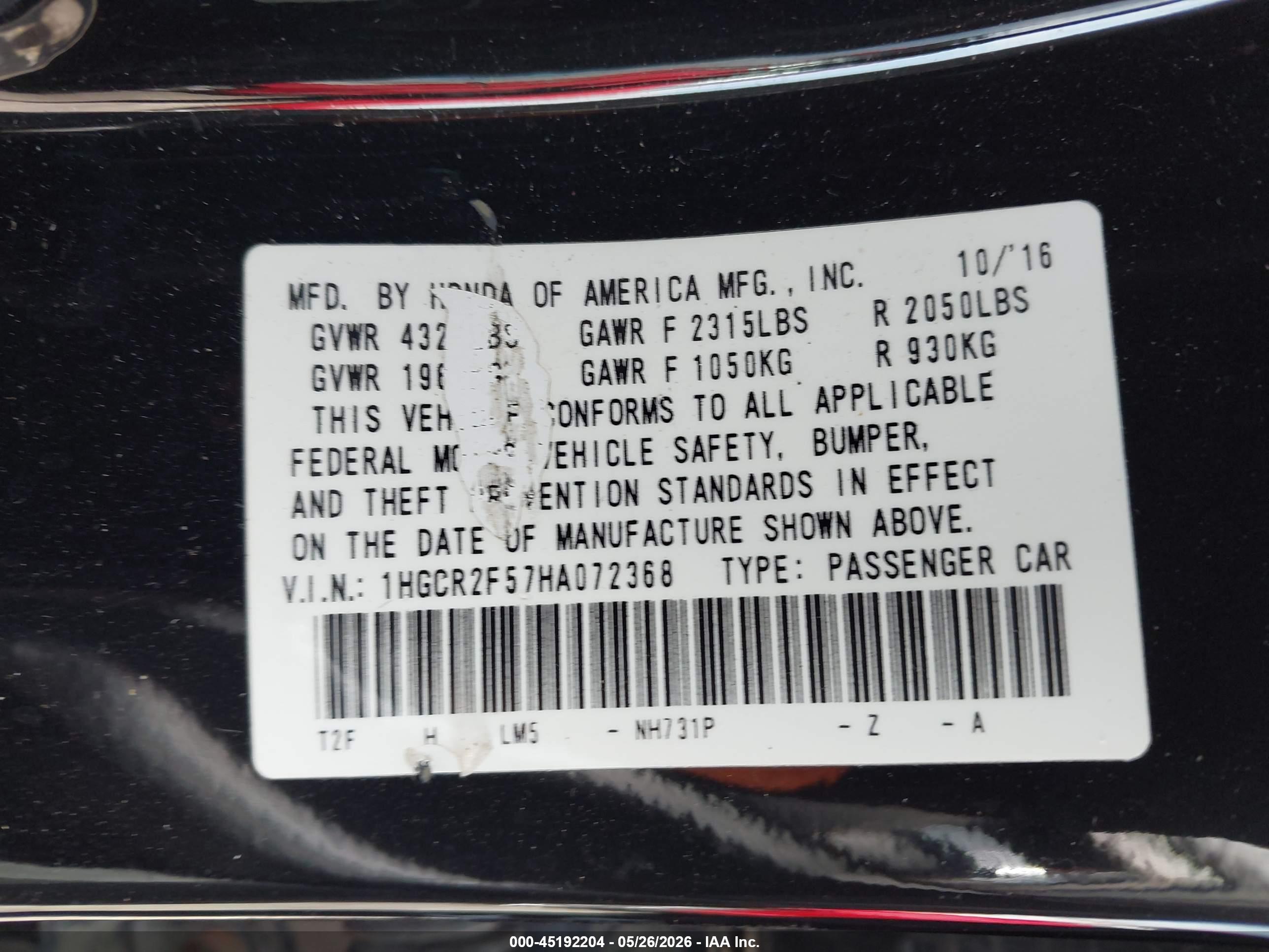 HONDA ACCORD image 9