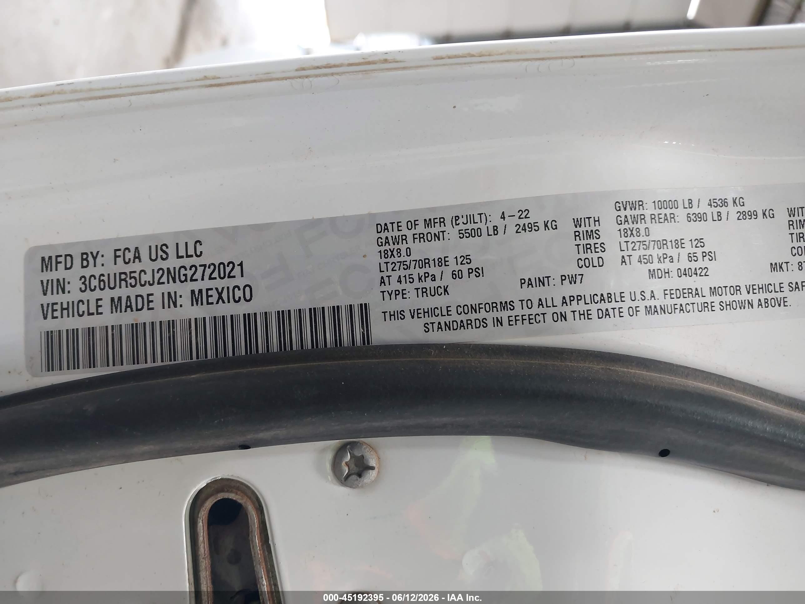 RAM 2500 image 9