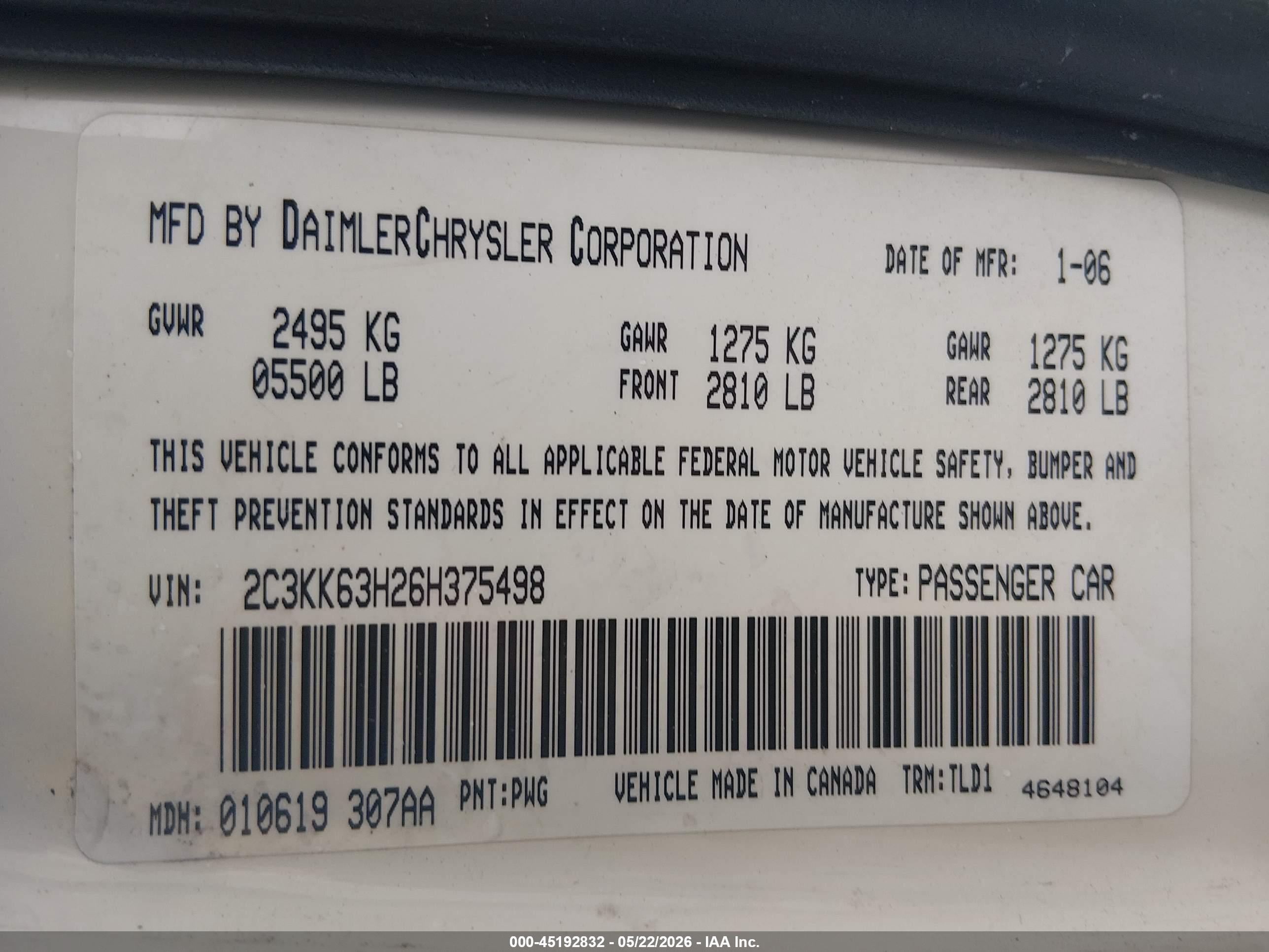 CHRYSLER 300C image 9