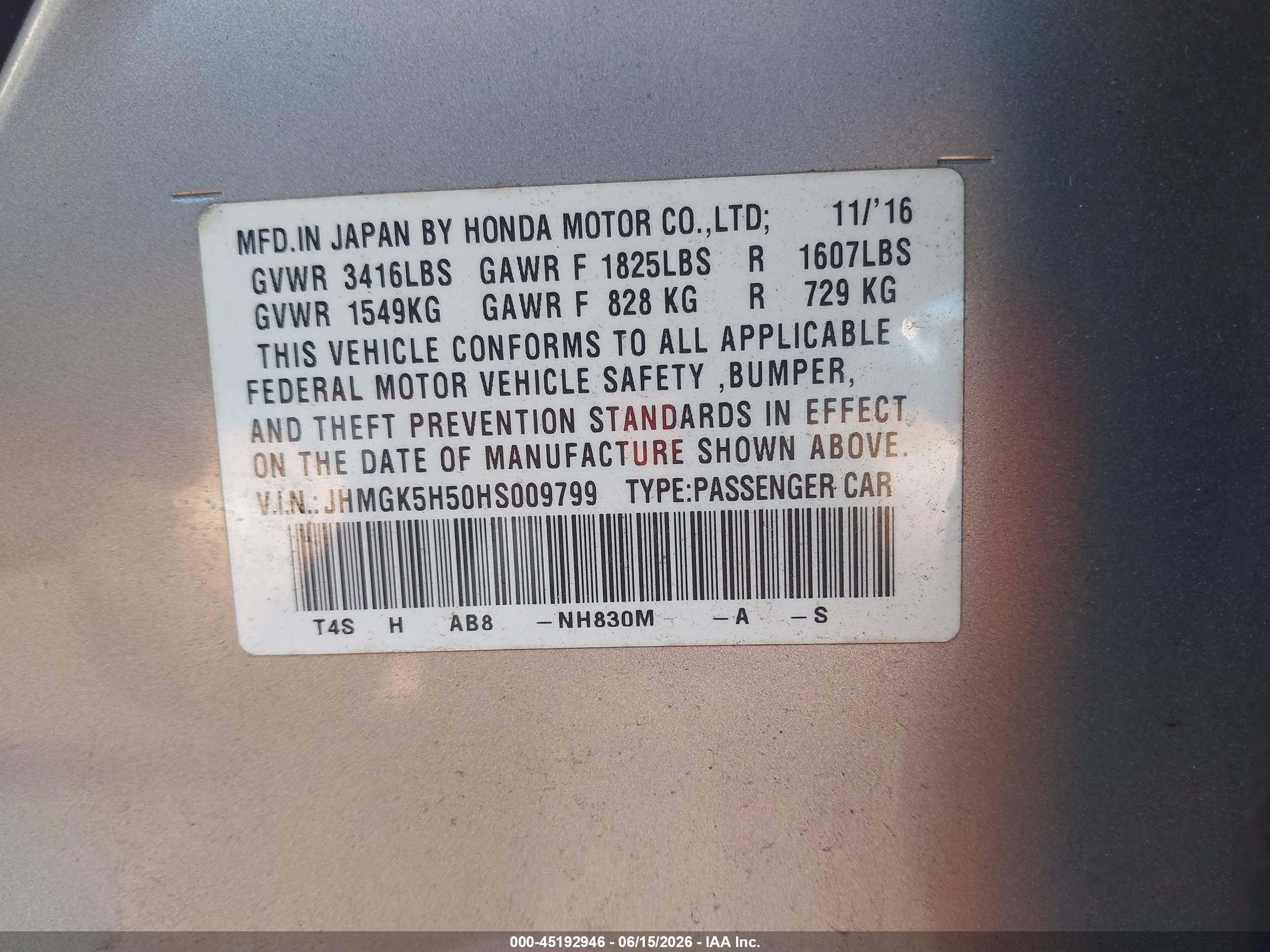 HONDA FIT image 9