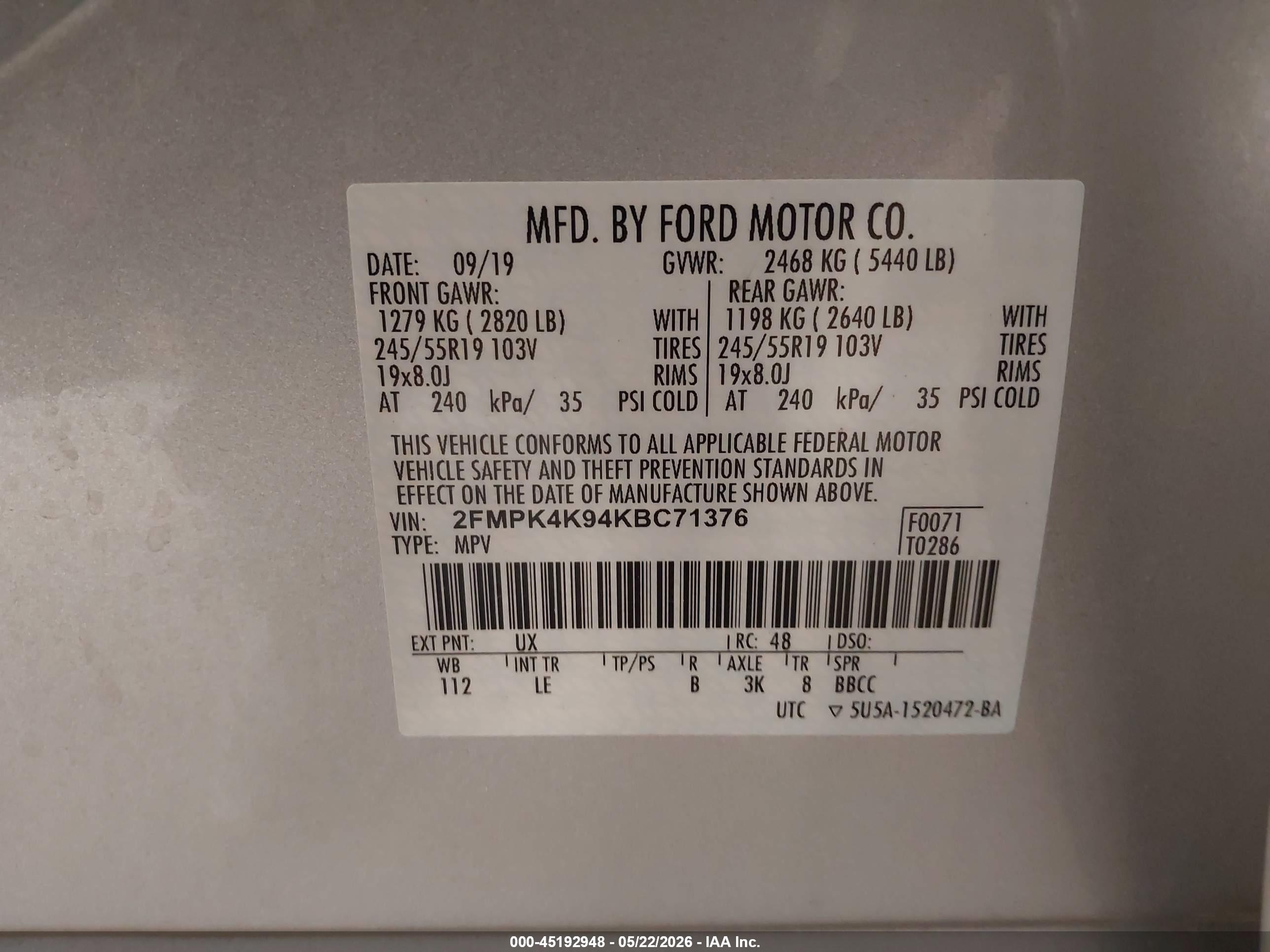FORD EDGE image 9