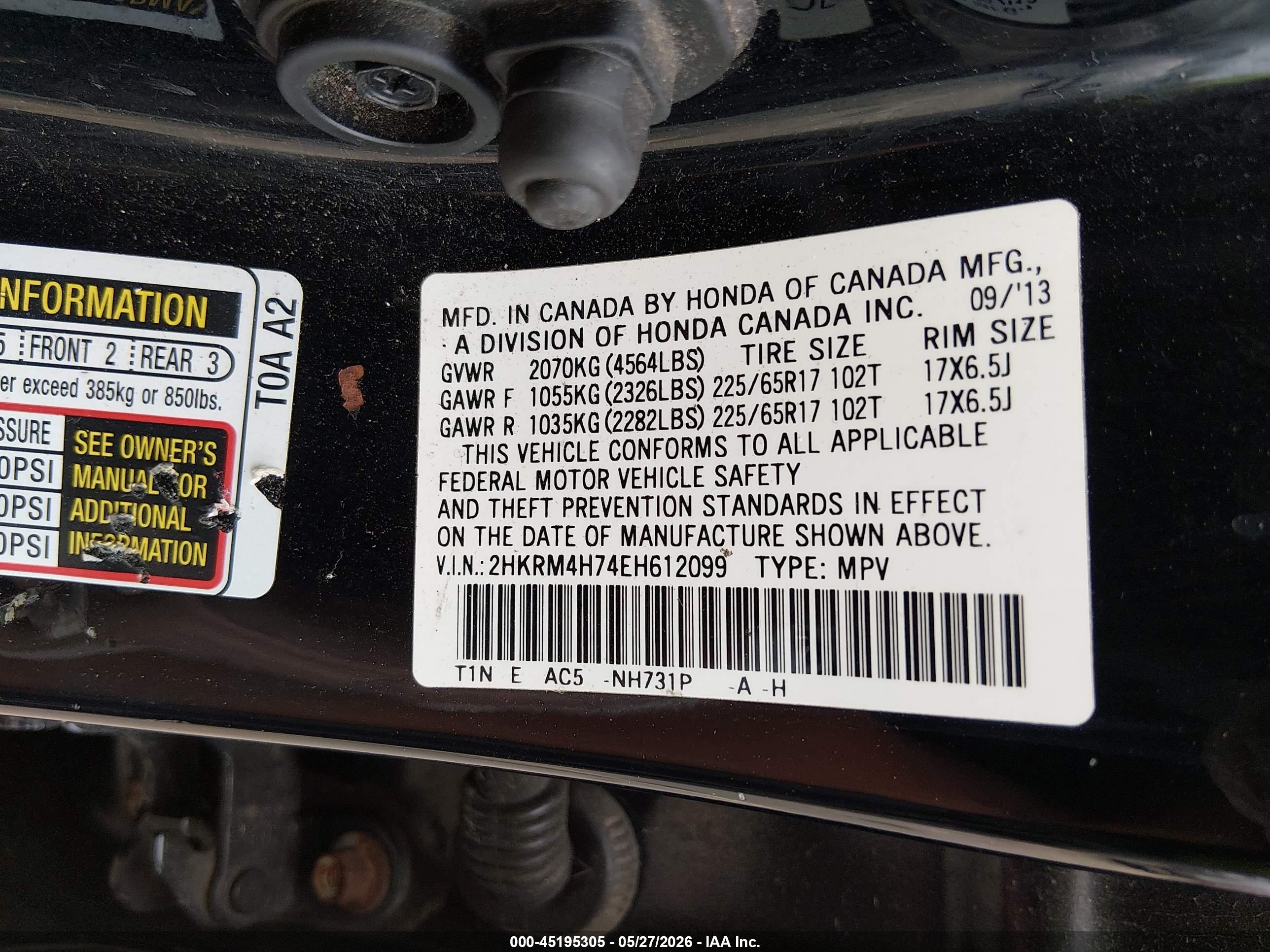 HONDA CR-V image 9