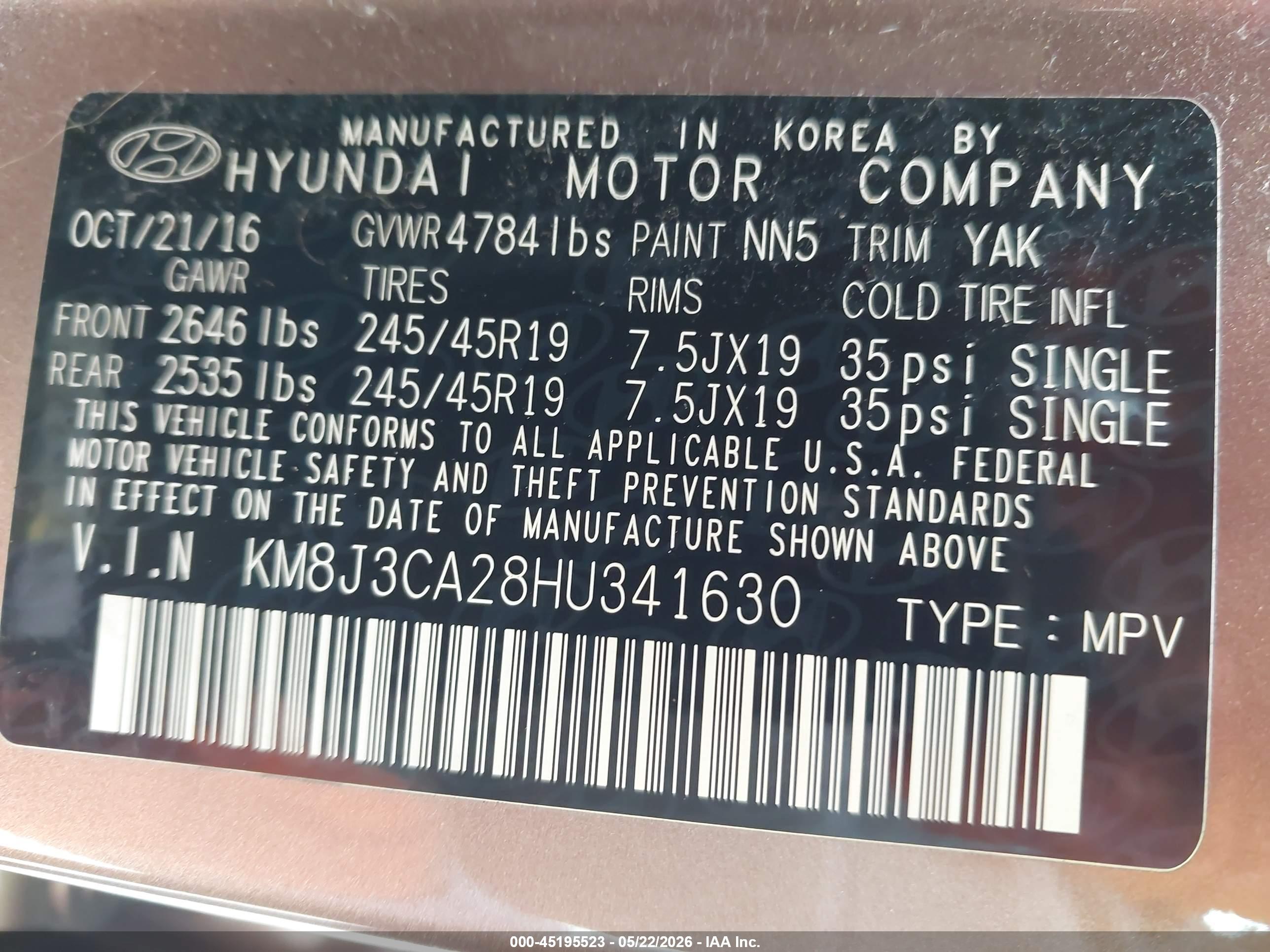 HYUNDAI TUCSON image 9