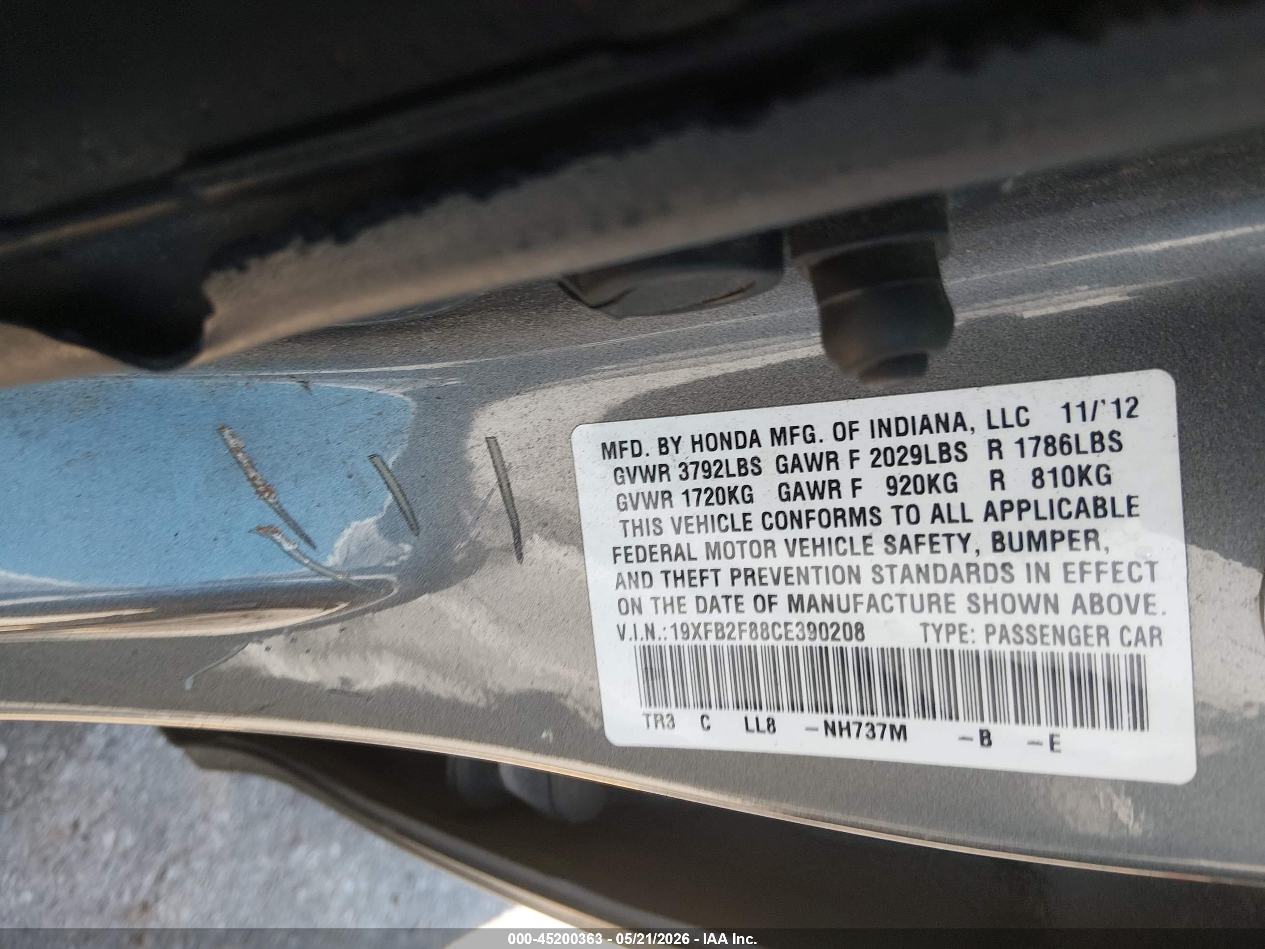 HONDA CIVIC image 9