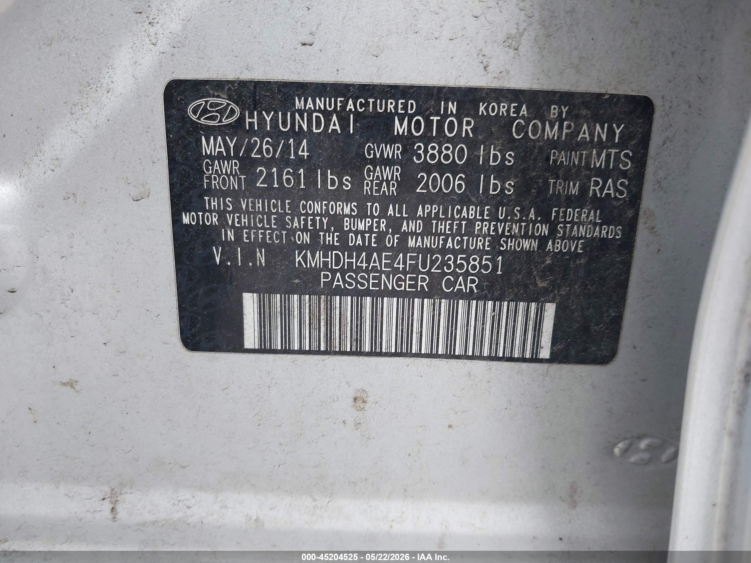 HYUNDAI ELANTRA image 9