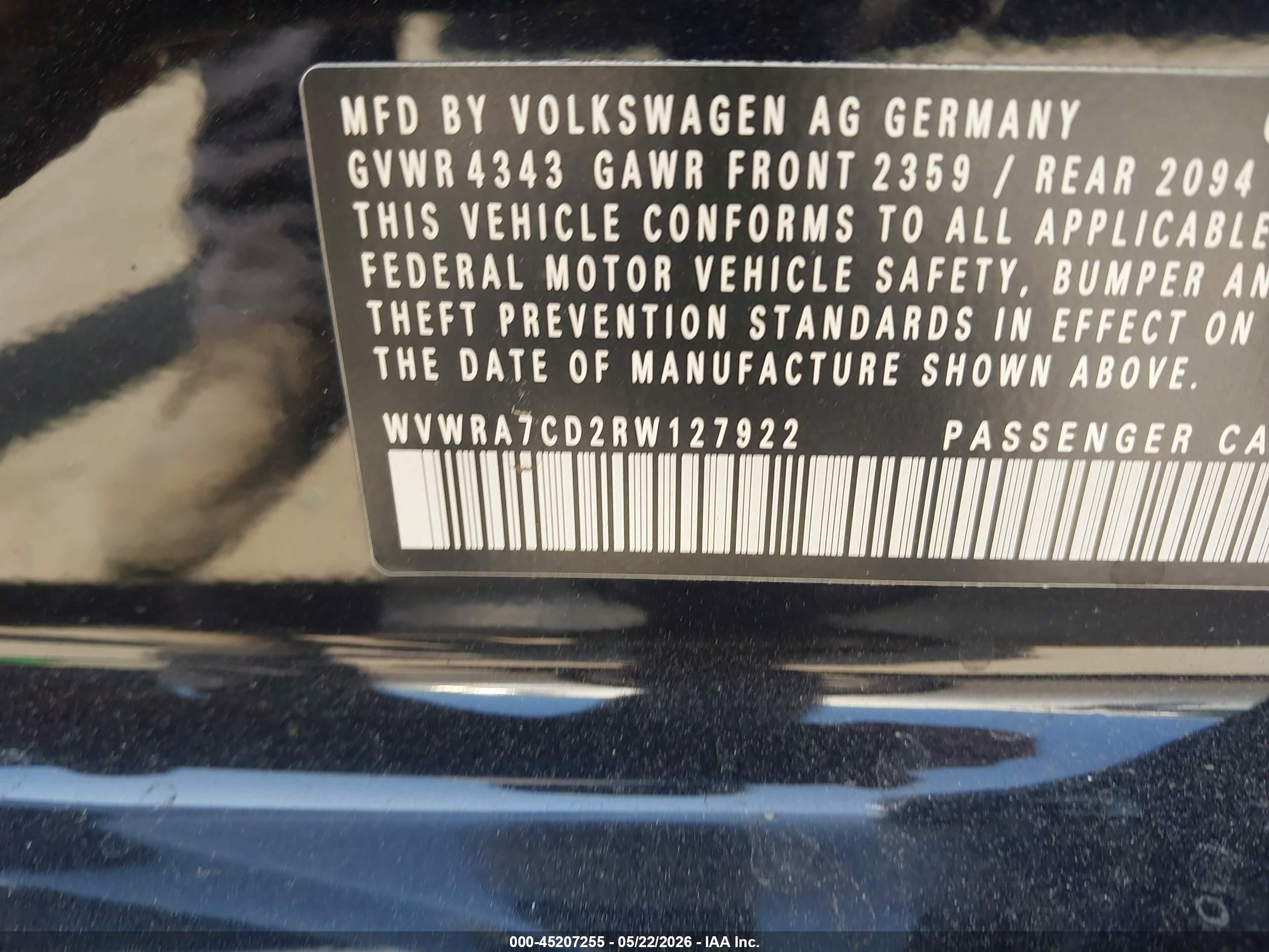 VOLKSWAGEN GOLF image 9